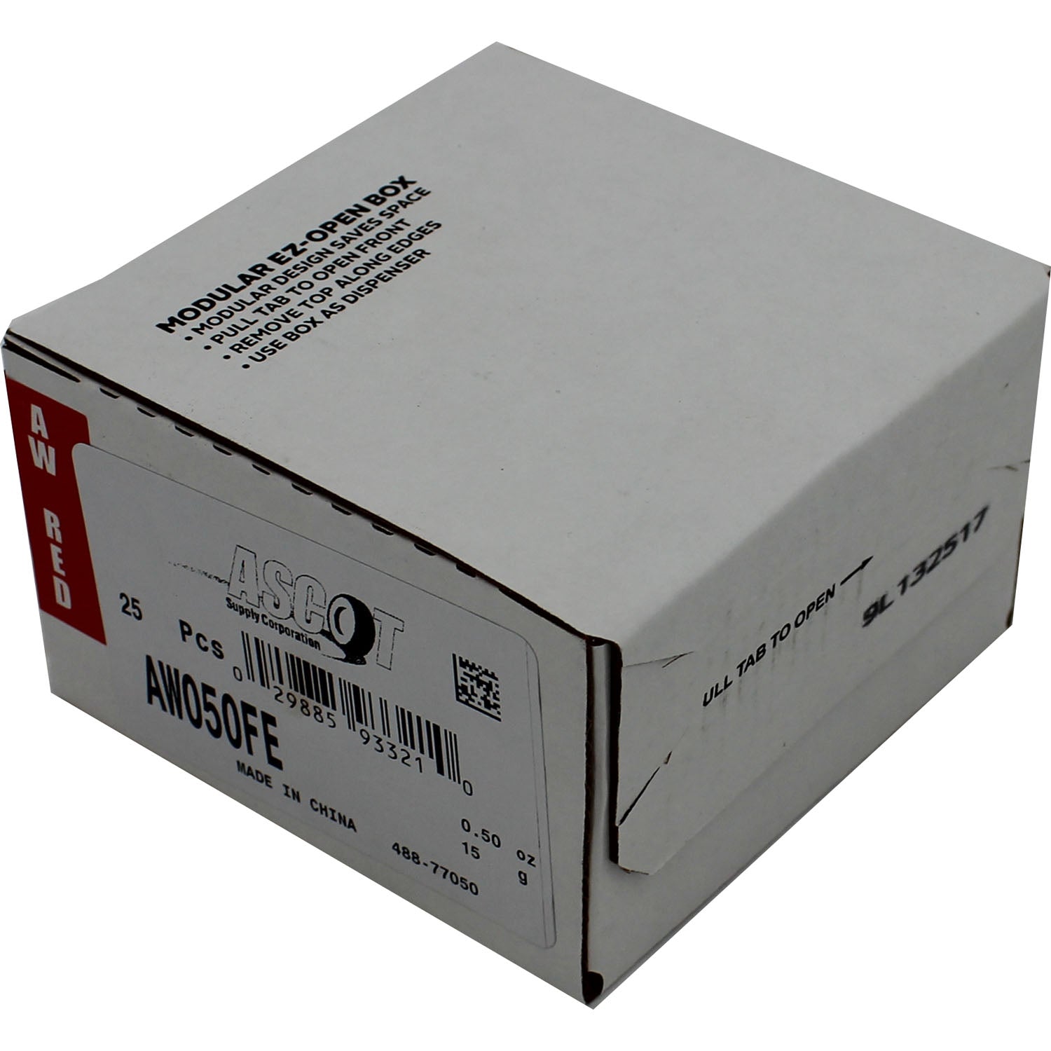 Perfect Equipment AW050FE Coated Steel Wheel Weight 0.50 oz. - Box of 25