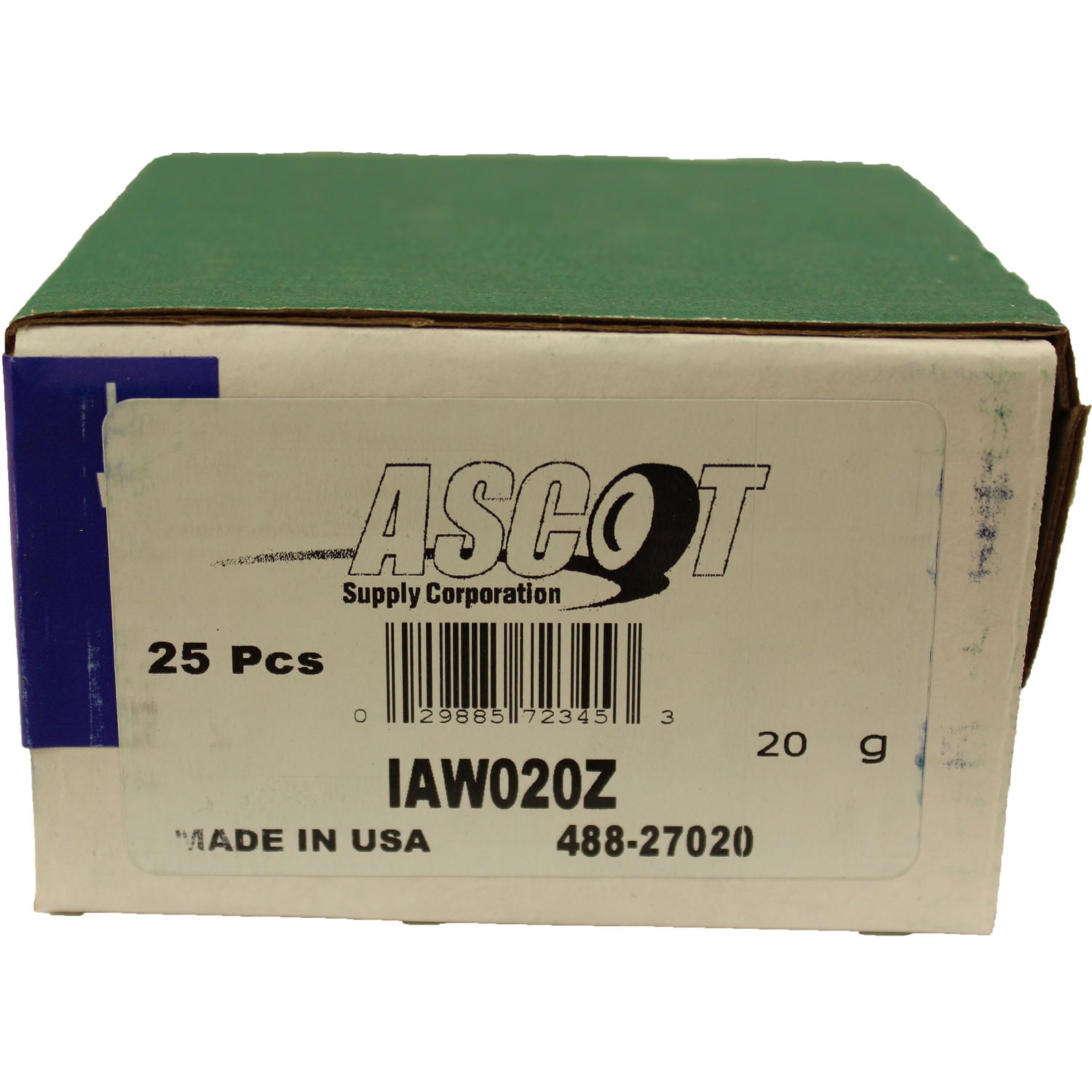 Perfect Equipment IAW020Z Coated Zinc Wheel Weight 20gm (0.75 oz) - Box of 25
