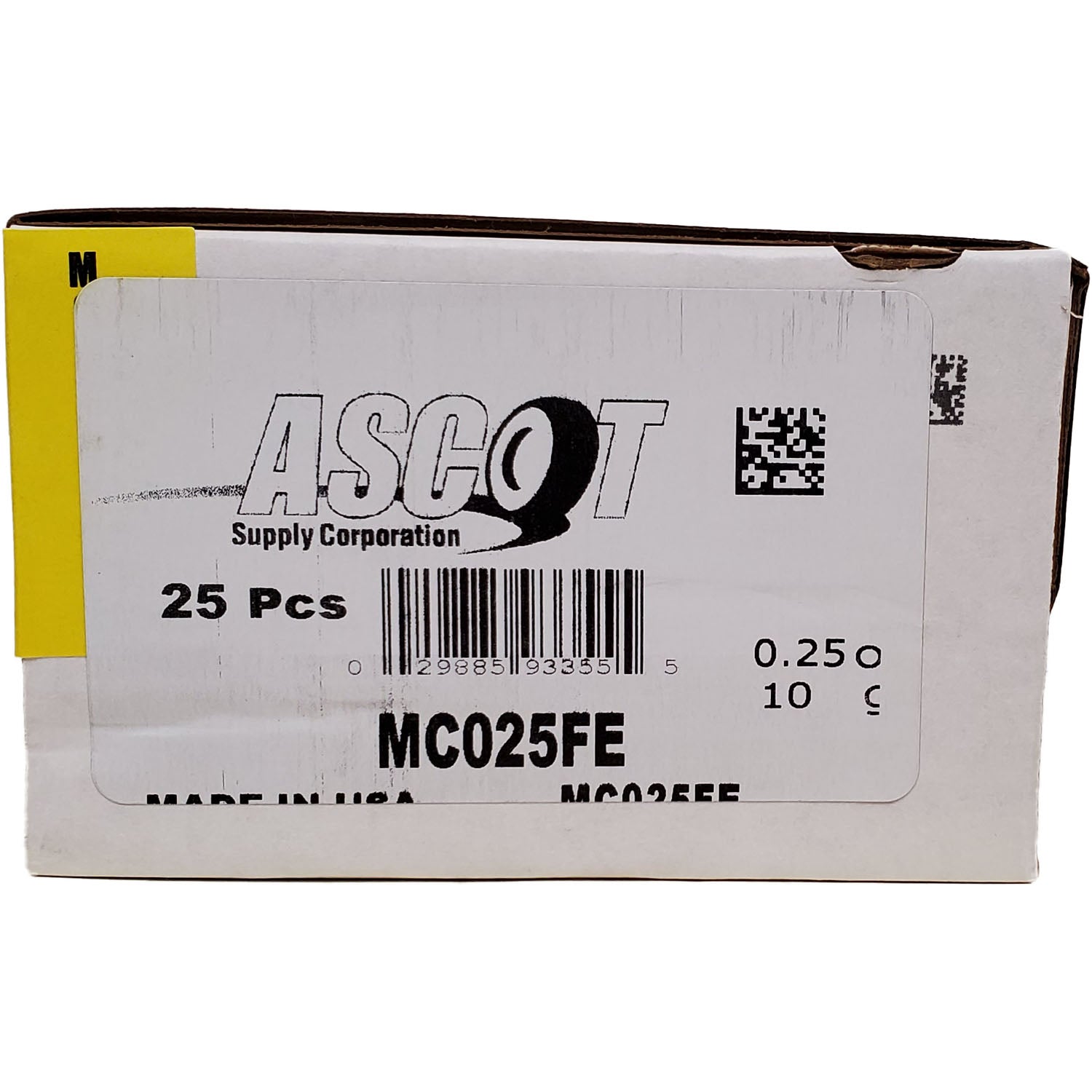 Perfect Equipment MC025FE Coated Steel Wheel Weight 0.25 oz Box of 25