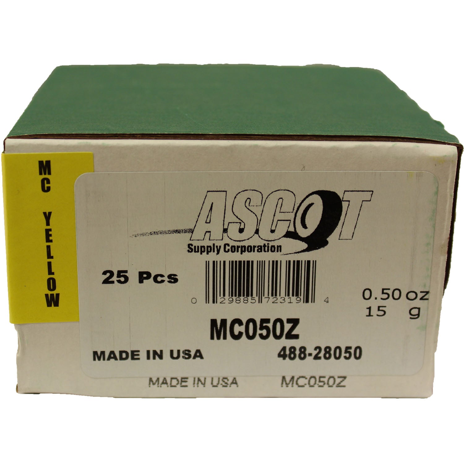 Perfect Equipment MC050Z Coated Zinc Wheel Weight 0.50 oz - Box of 25