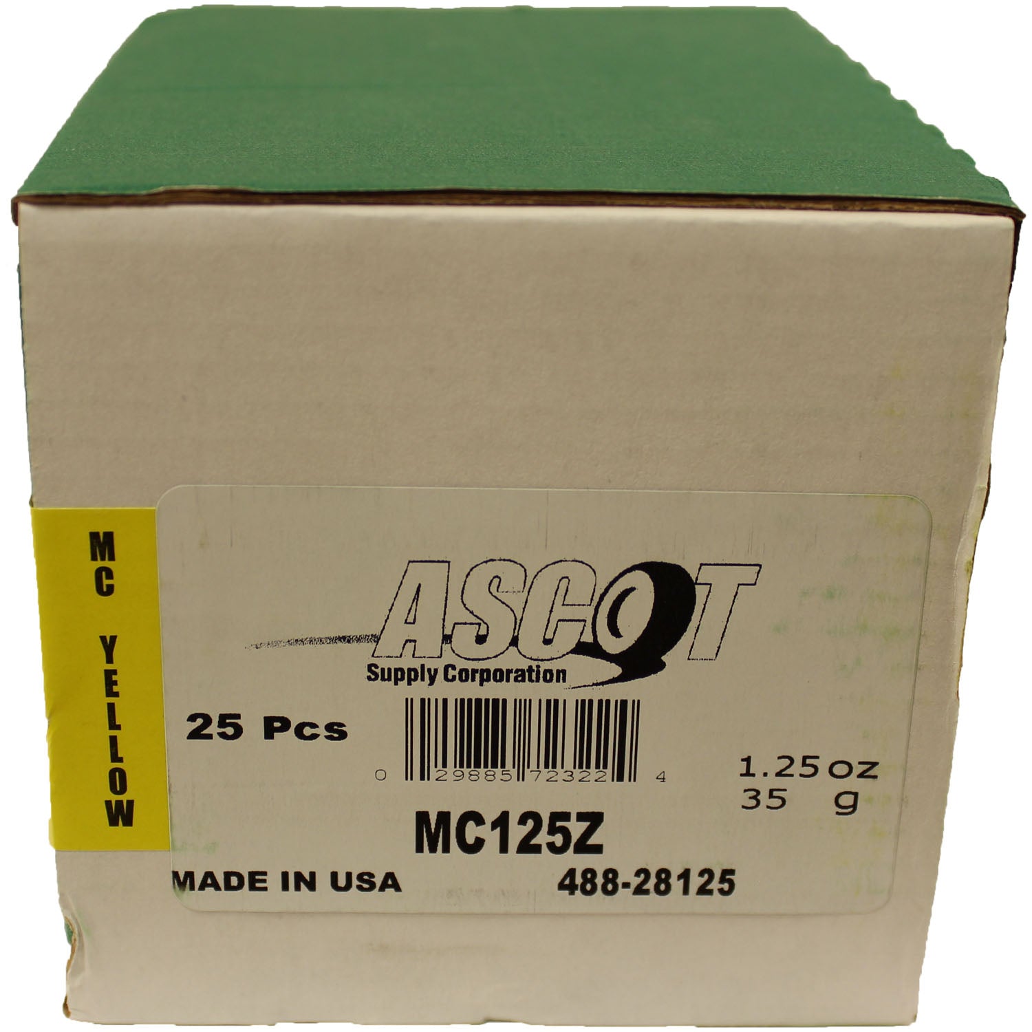Perfect Equipment MC125Z Coated Zinc Wheel Weight 1.25 oz - Box of 25