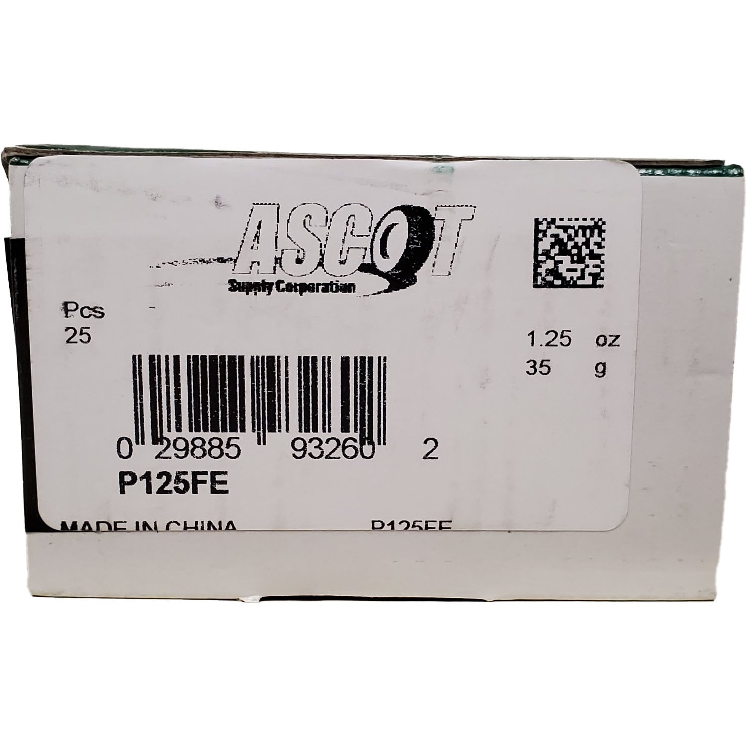 Perfect Equipment P125FE Coated Steel Wheel Weight 1.25 oz - Box of 25