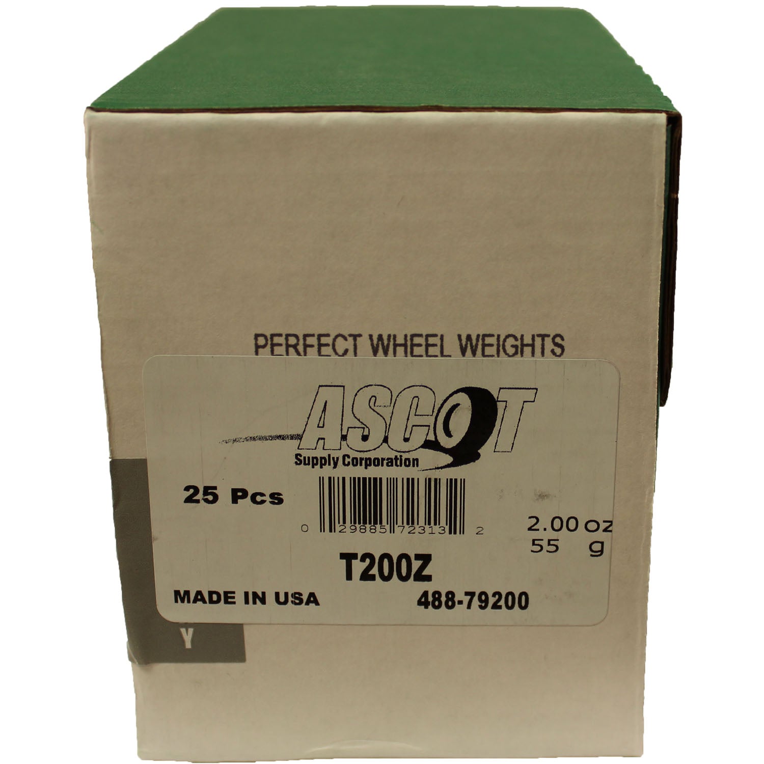 Perfect Equipment T200Z Coated Zinc Wheel Weight 2.00 oz - Box of 25