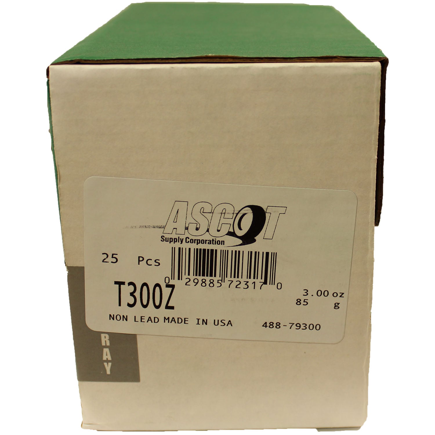 Perfect Equipment T300Z Coated Zinc Wheel Weight 3.00 oz - Box of 25