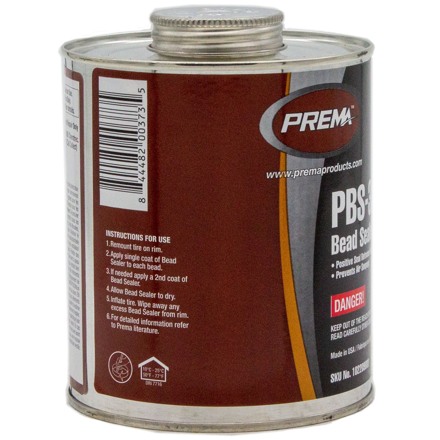 Prema PBS-32 Bead Sealer with Brush Top Can 32oz.
