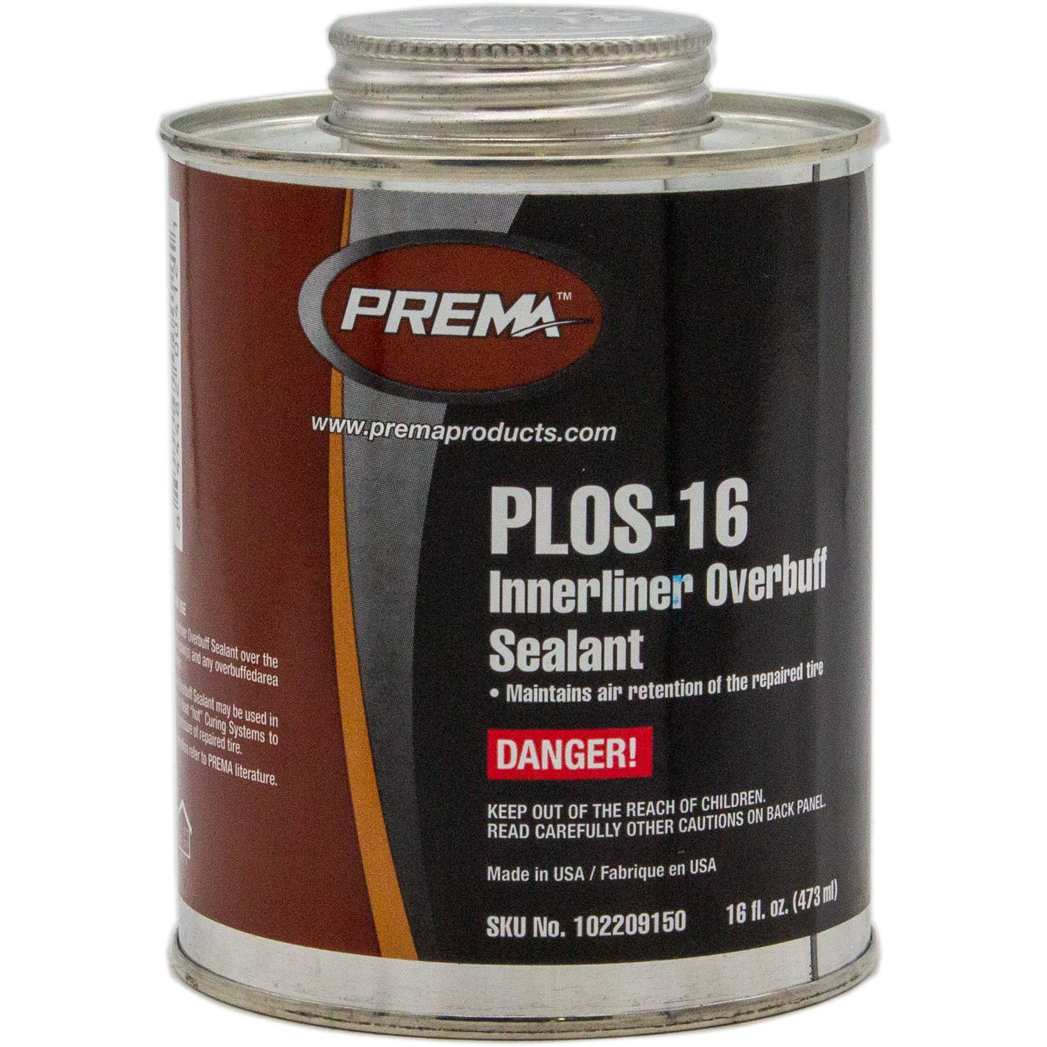Prema PLOS-16 Innerliner Overbuff Sealer In Screw-Top Can 16oz.