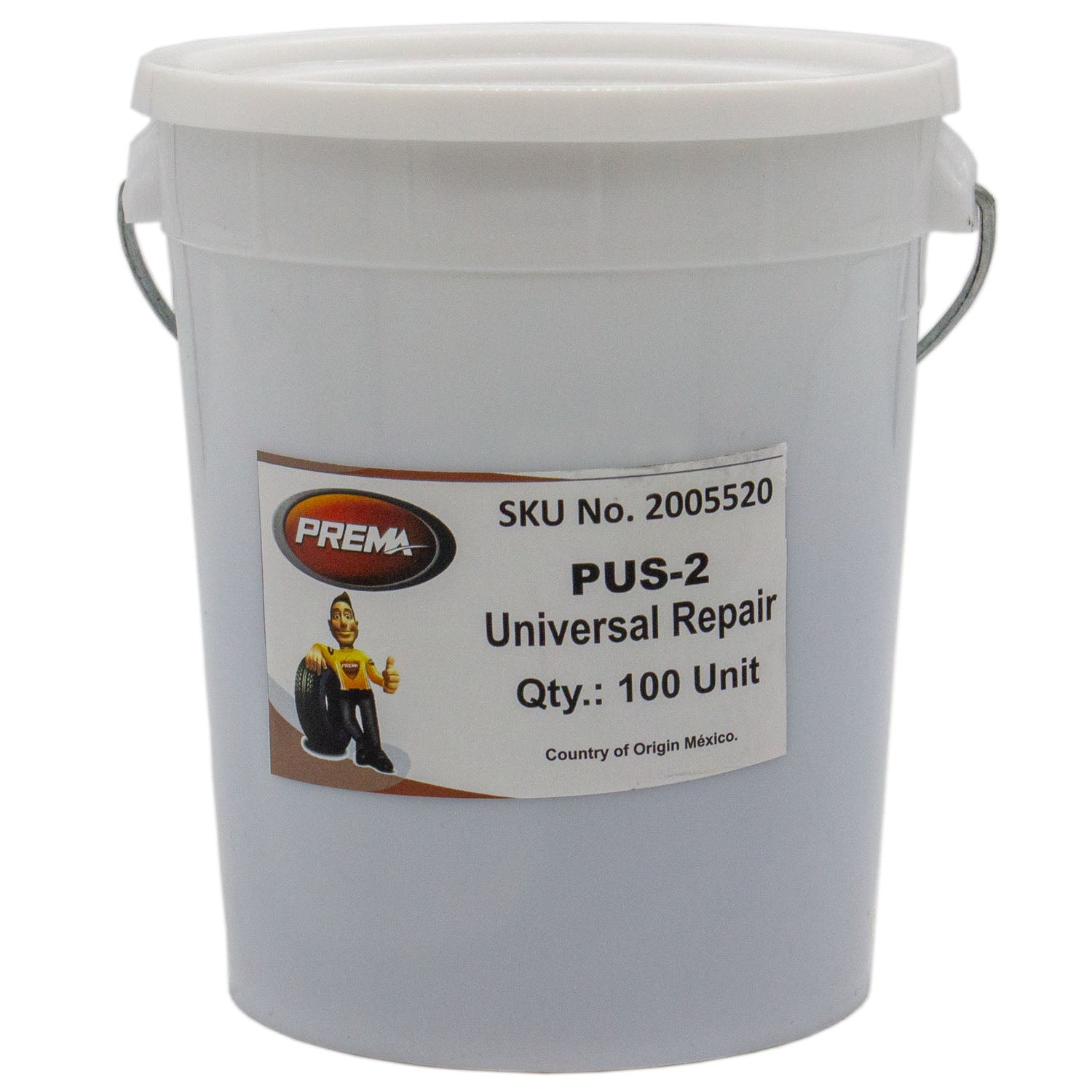 Prema PUS-2 Square Universal Tire Patch 1-3/4" Tub of 100