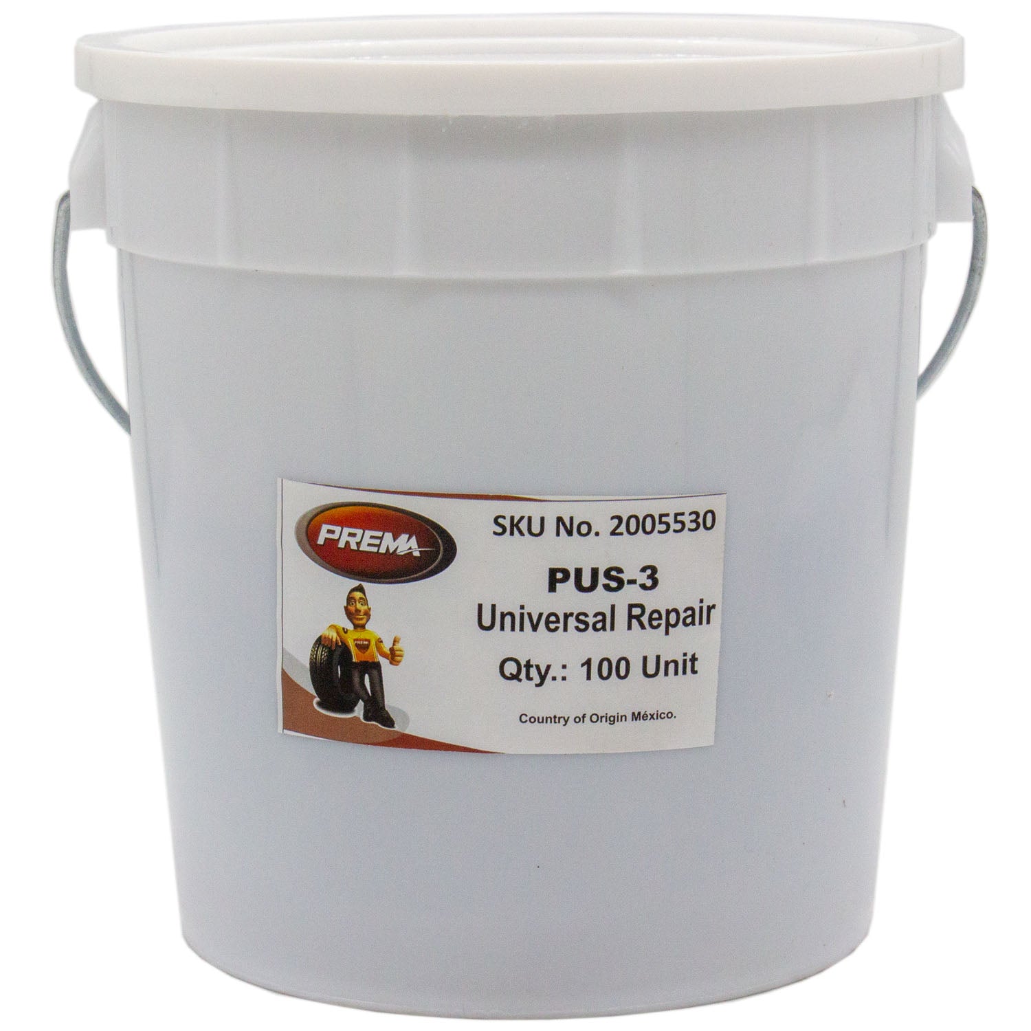 Prema PUS-3 Square Universal Tire Patch 2-1/4" Tub of 100