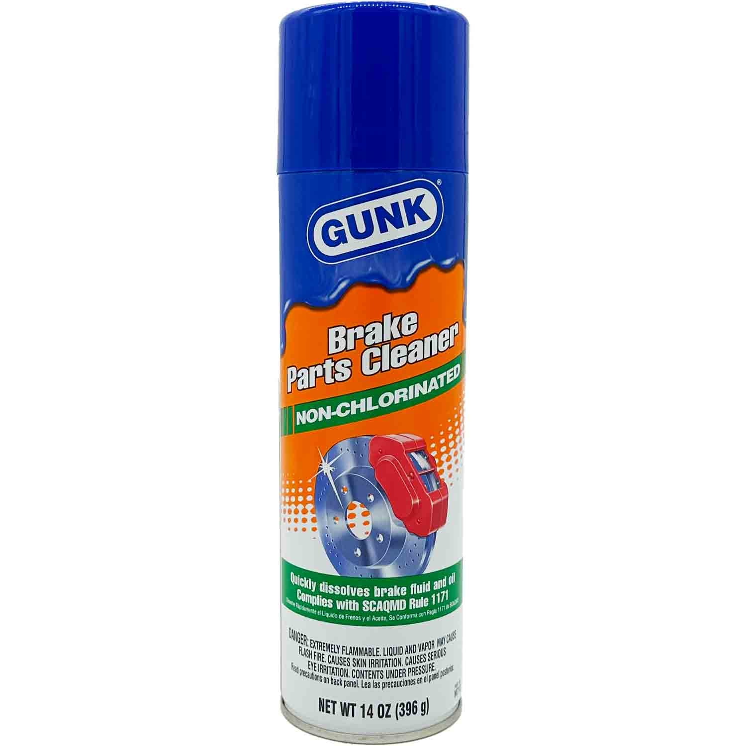 Gunk M710 Non-Chlorinated Low VOC Brake Parts Cleaner - 14oz Pack of 12