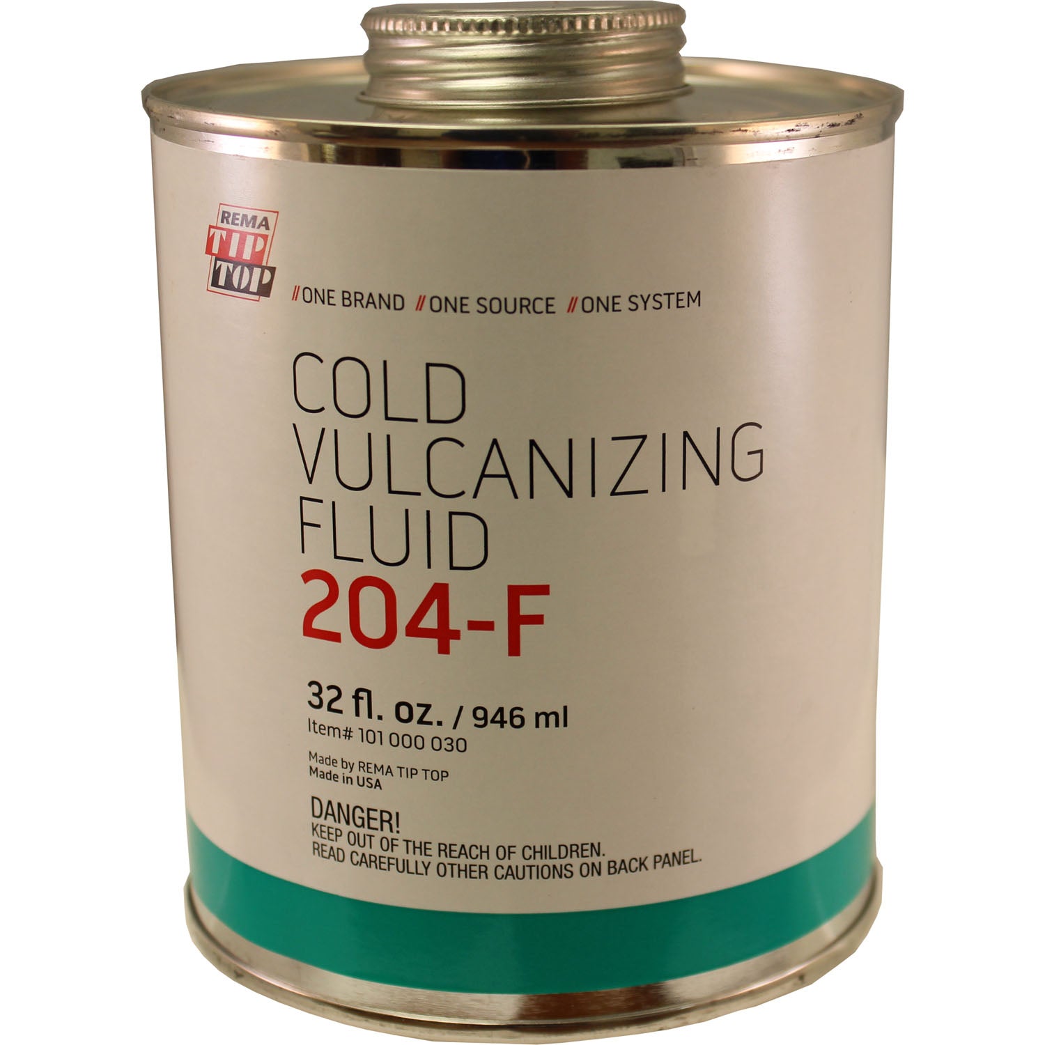 REMA TIP TOP 204-F Cold Vulcanizing Fluid Tire Repair Cement 32oz