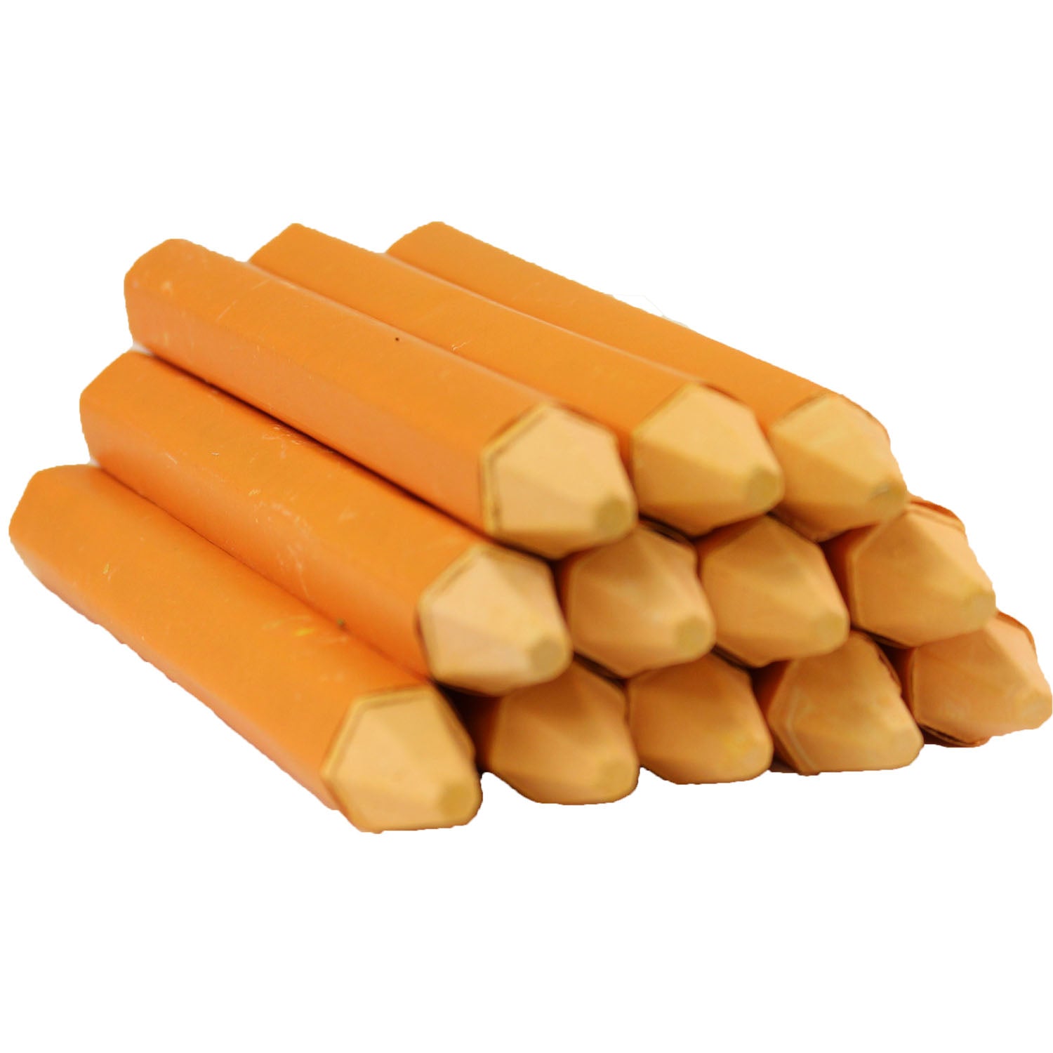 Markal B Orange Color Solid Paint Stick Marker Box of 12 Lead Free Crayon  NOS