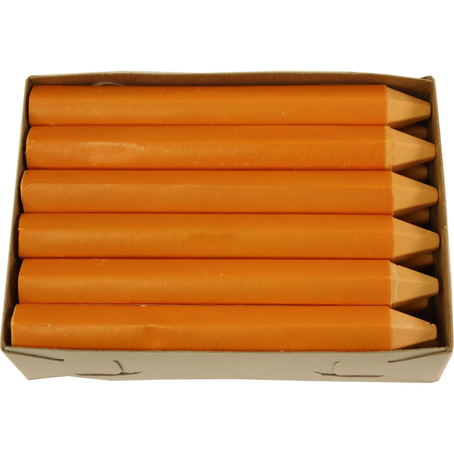 REMA TIP TOP 62Y Rubbermark Marking Crayon - Yellow Box of 12