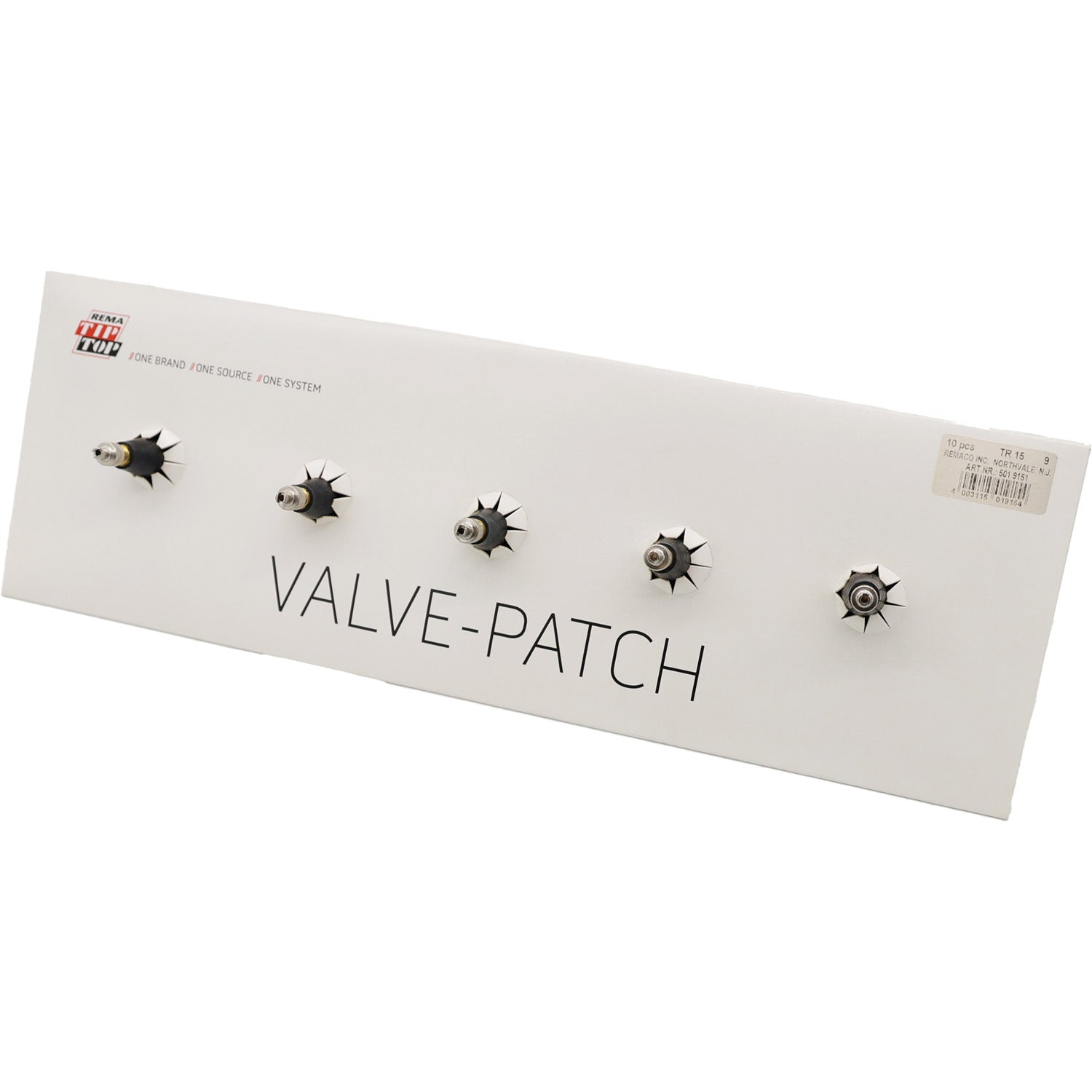 REMA TIP TOP 9 Vulc-on TR15 Tube Valve Repair Unit 5/8' Rim Hole - Box of 10