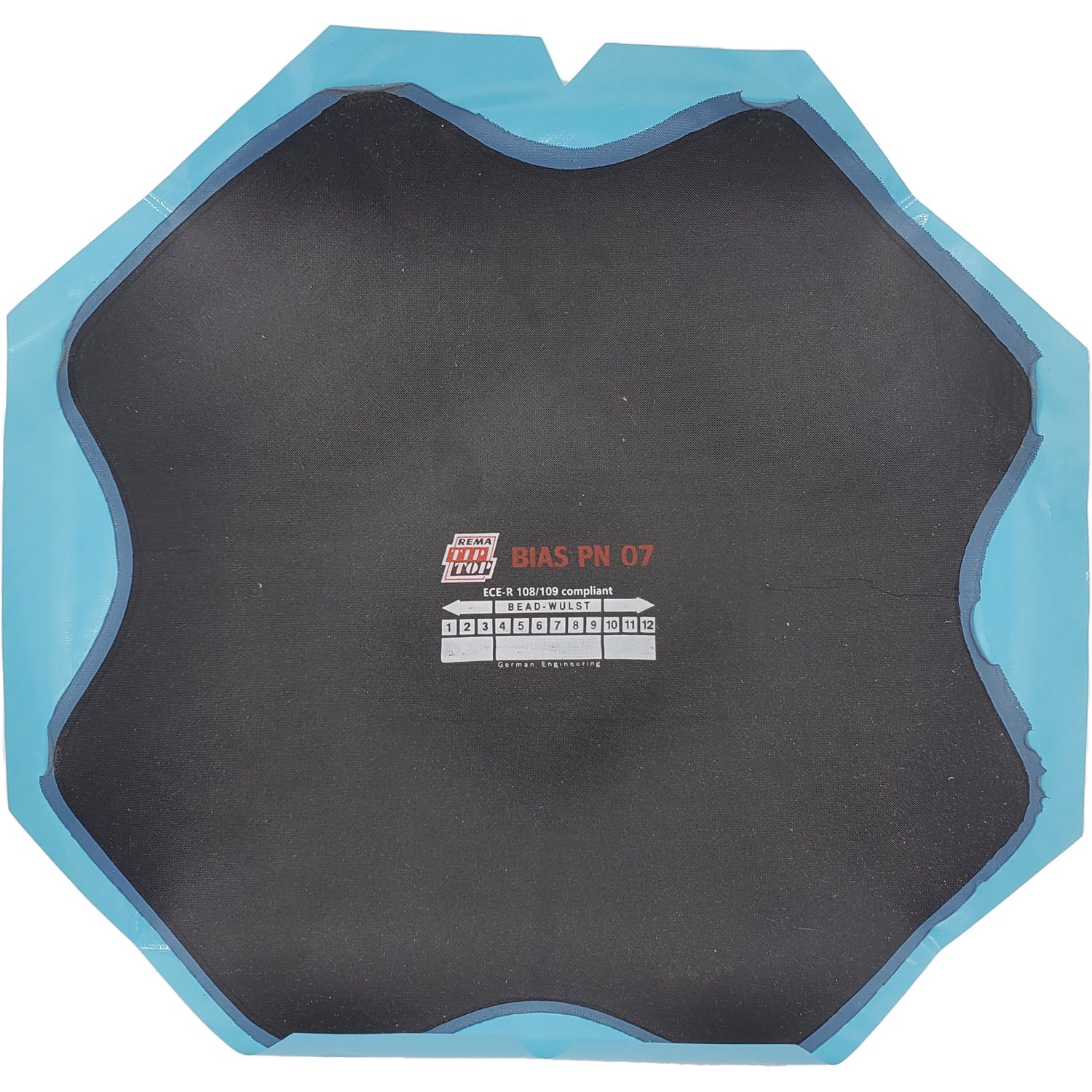 REMA TIP TOP PN-7 Square Bias Ply Tire Repair Patch 11-3/4" 6ply - Box of 10