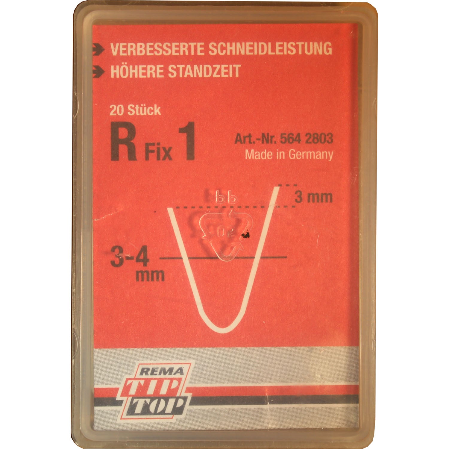REMA TIP TOP R-1 Round Tire Regroover Blade 3 - 4mm Pack of 20