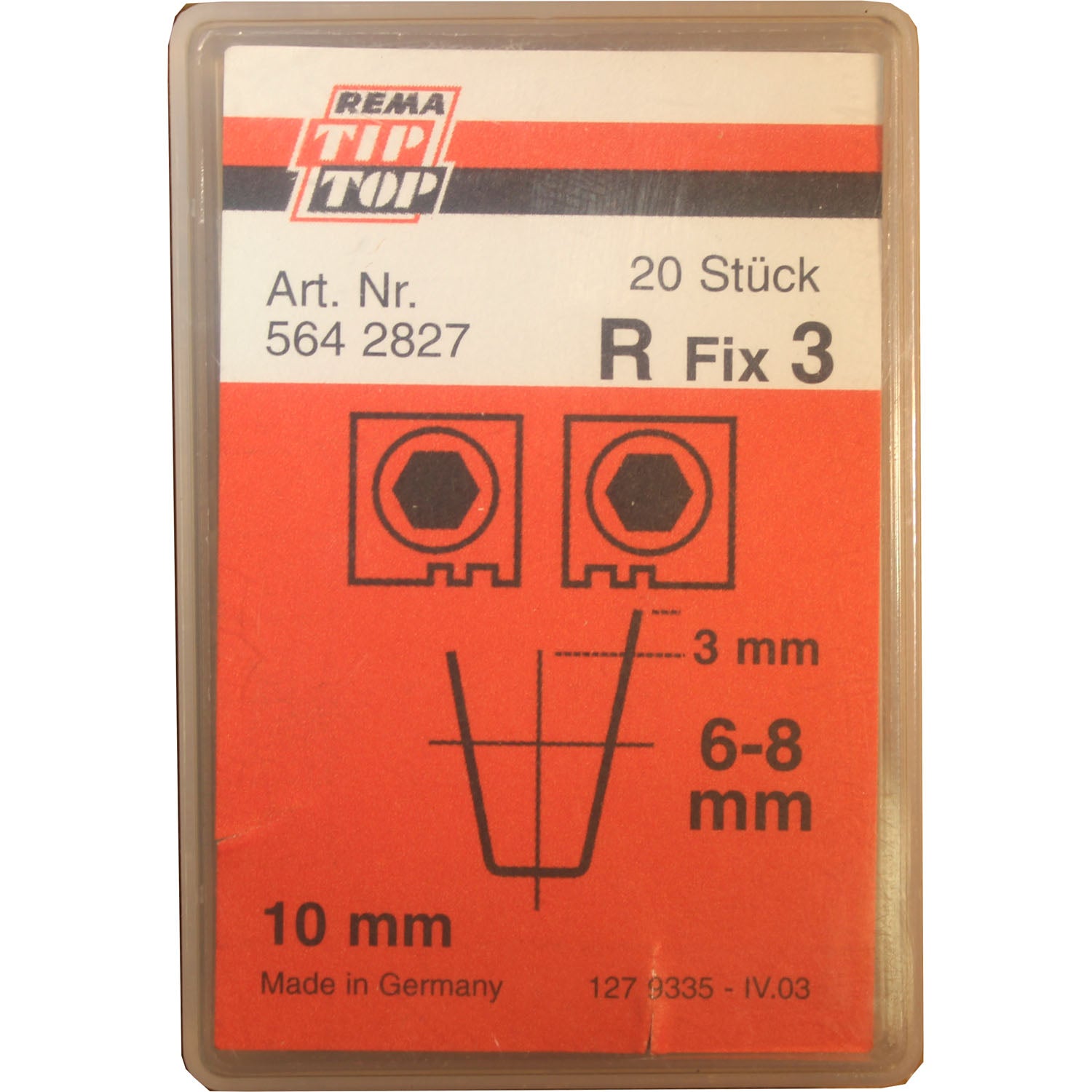 REMA TIP TOP R-3 Round Tire Regroover Blade 6 - 8mm Pack of 20
