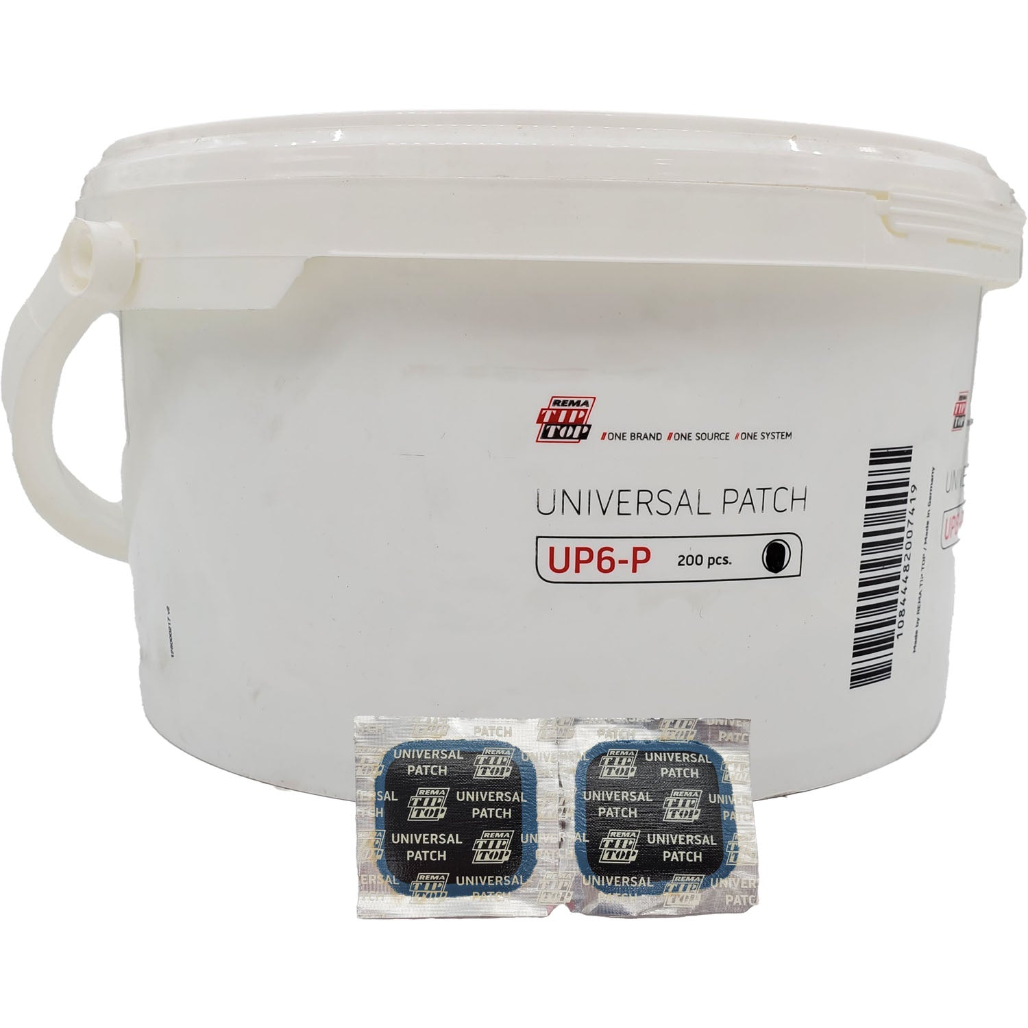 REMA TIP TOP UP6-P Universal Tire Repair Patch 1-11/16" - Pail of 200