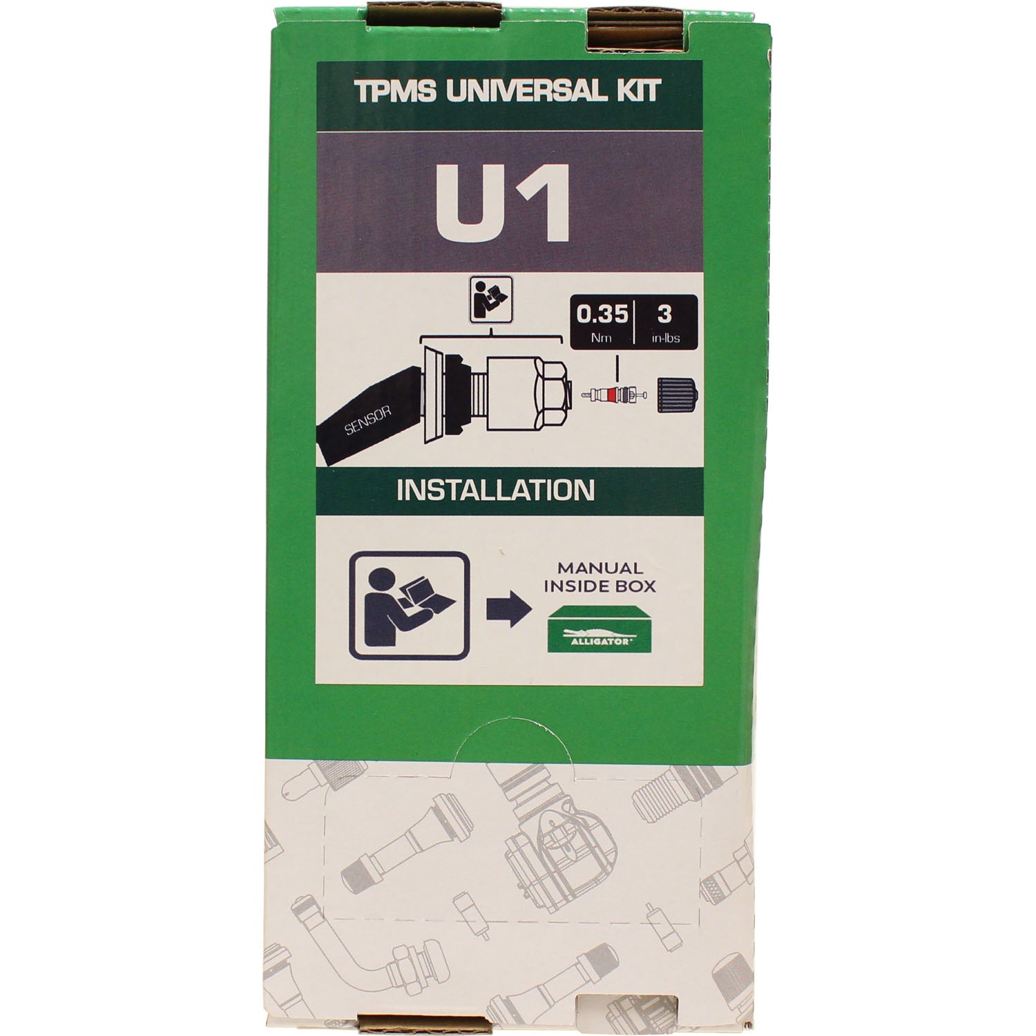 Alligator U1 Universal Metal TPMS Service Kit Box of 20