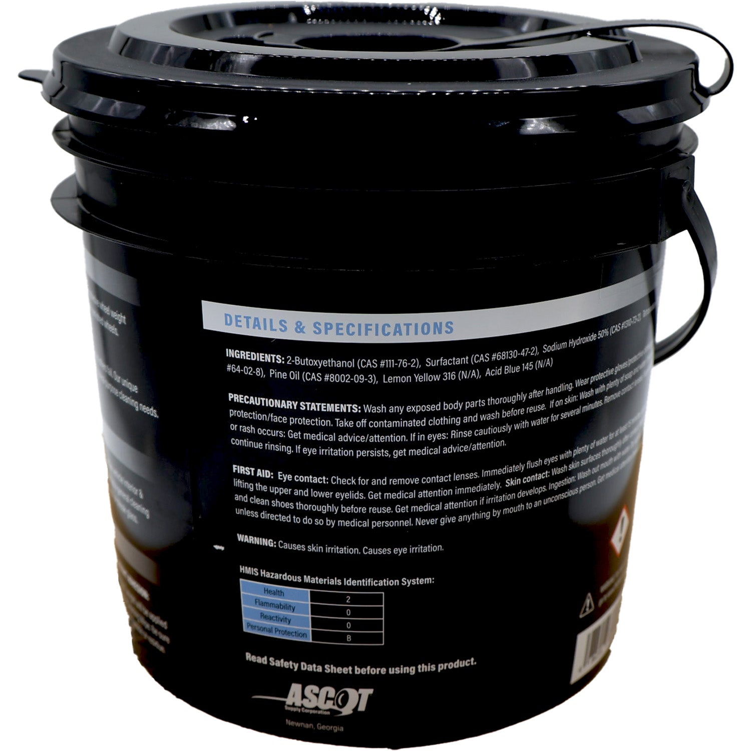 Ascot Surface and Prep Cleaning Wipes for Adhesive Wheel Weights - 300 Wipes