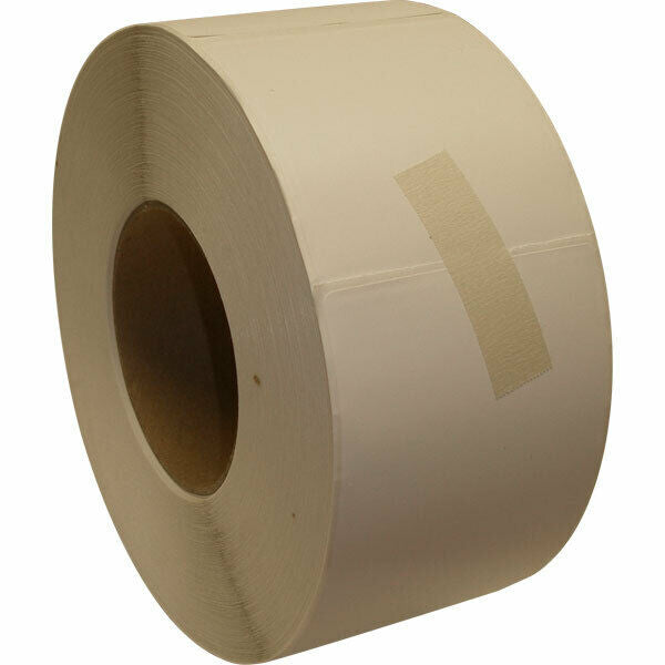 TLB 6" X 3" Write On White Tire Labels Roll of 500