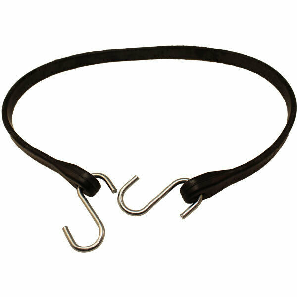 Peerless CC8415 15" EPDM Rubber Bungee Tarp Strap with Hooks Pack of 2