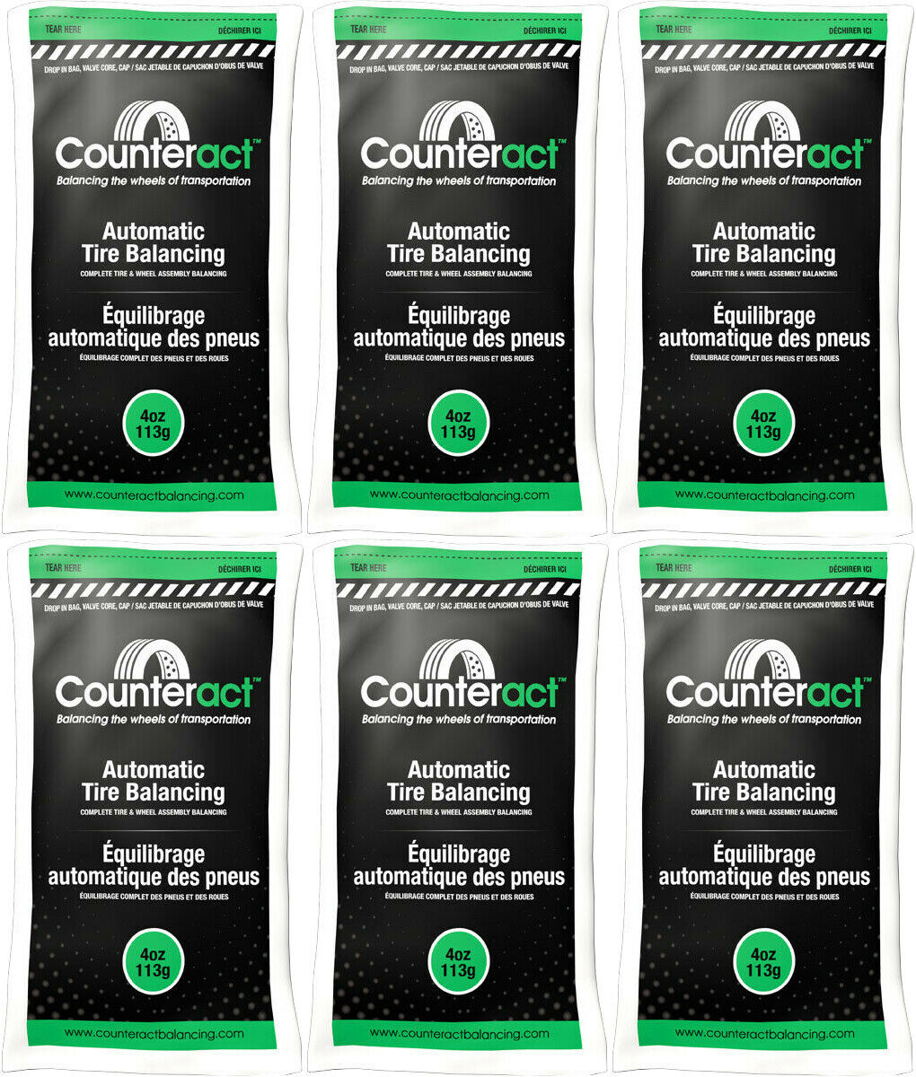 Counteract 040BNB Tire Balancing Beads 4 oz (6 Bags)