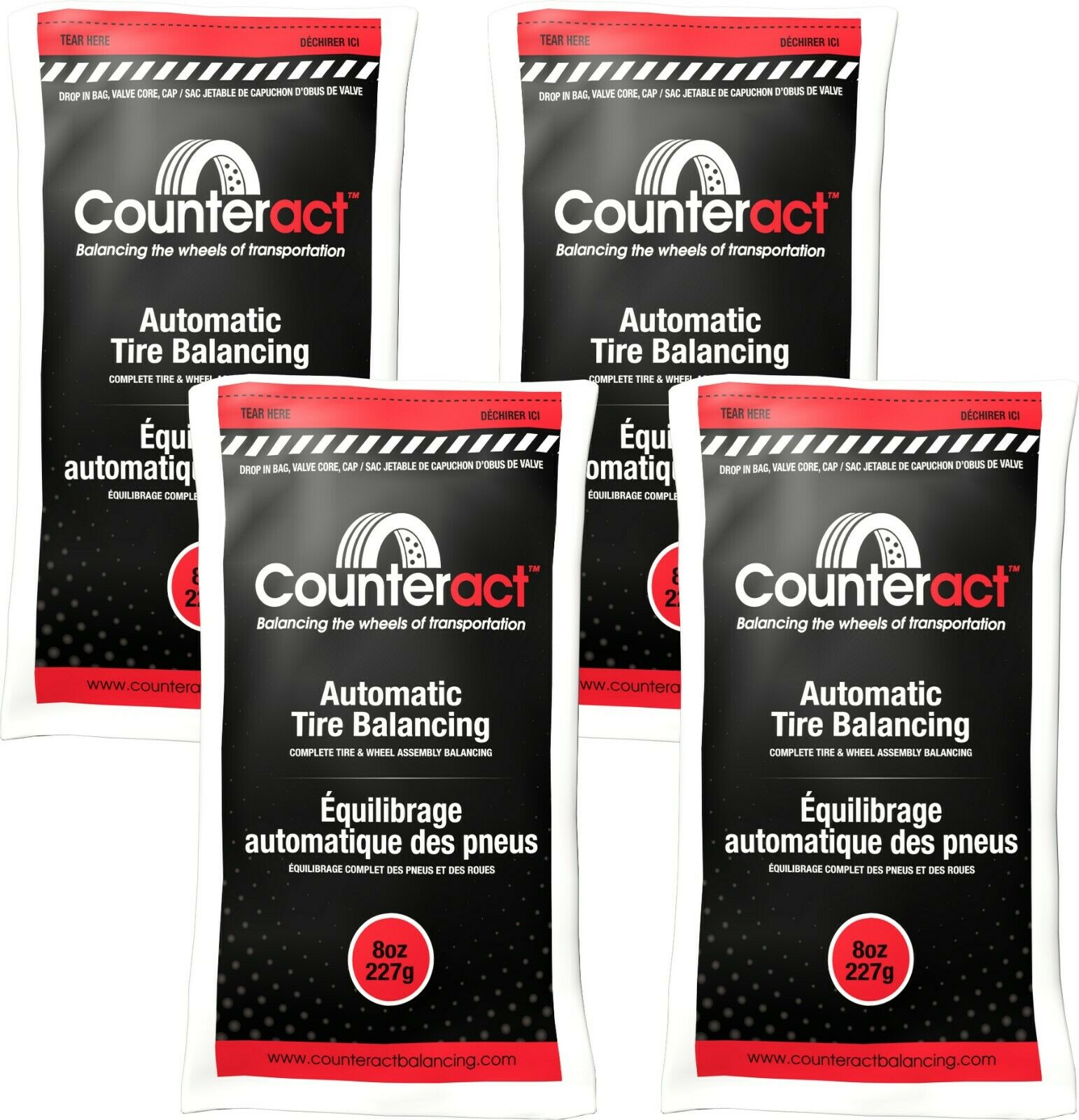 Counteract 080BNB Tire Balancing Beads 8 oz (4 Bags)