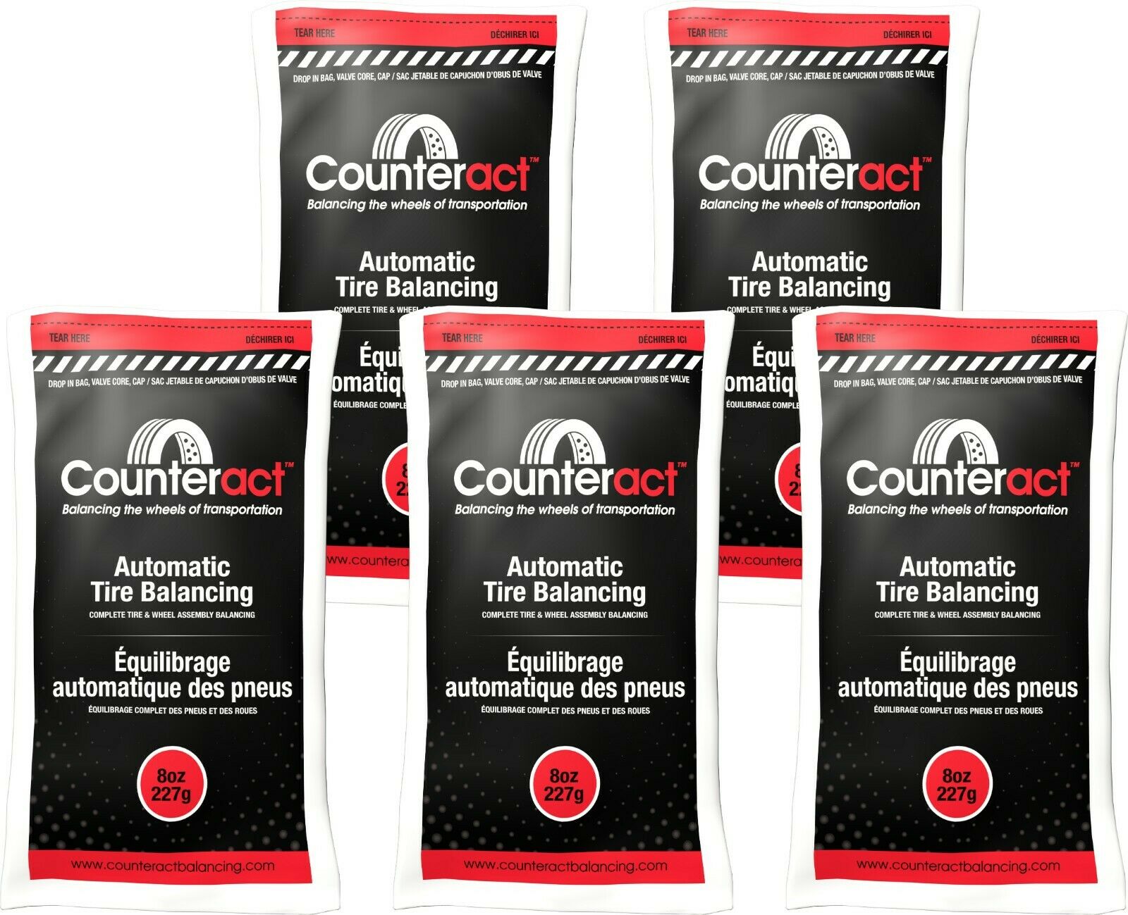 Counteract 080BNB Tire Balancing Beads 8 oz (5 Bags)