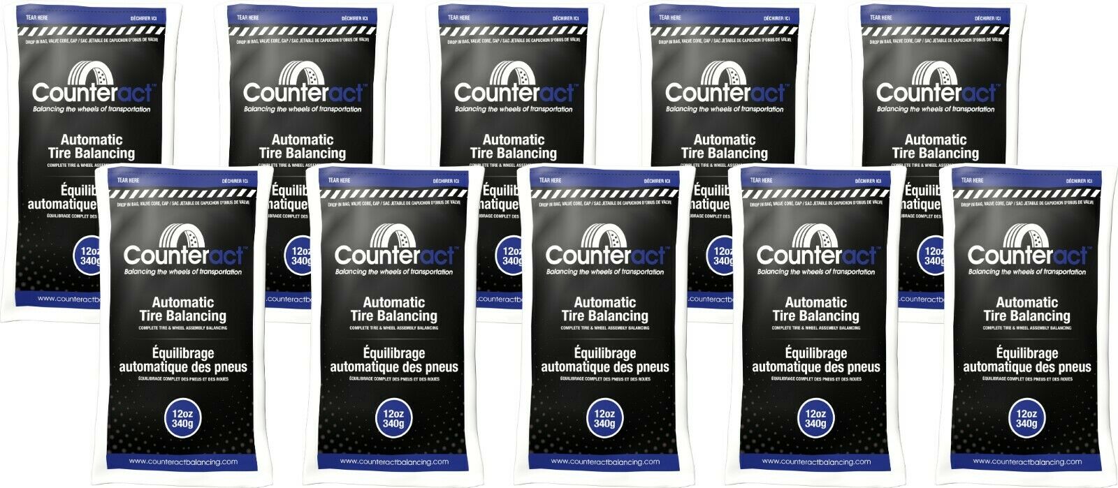 Counteract 120BNB Tire Balancing Beads 12 oz (1 Case/36 Bags)