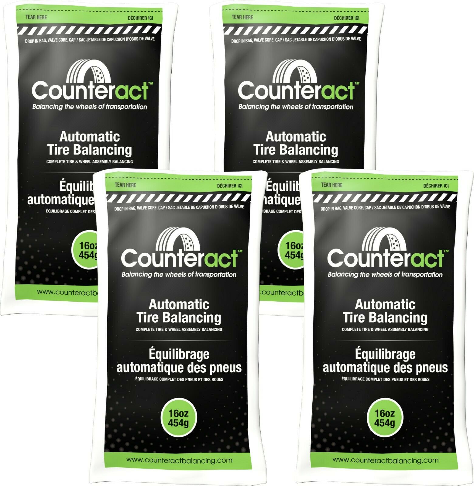 Counteract 160BNB Tire Balancing Beads 16 oz (4 Bags)