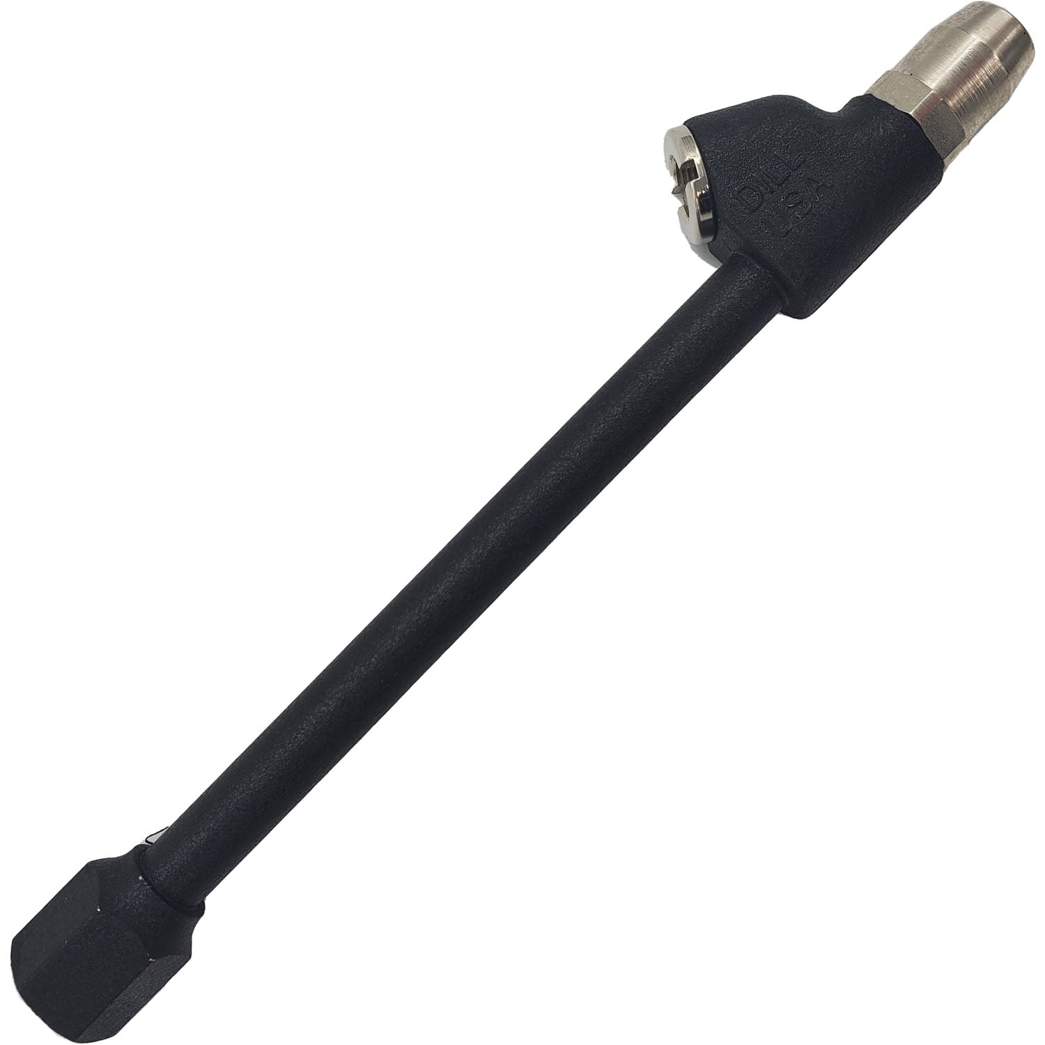 Dill 6175-USA 7" Dual Foot Lock On Air Chuck with 30° Reverse Angle - Black