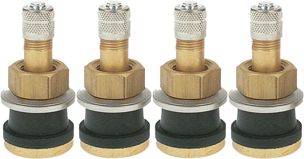 Dill TR501 1-1/2" Brass Clamp-in Tubeless Truck Valve Stem (.625) Pack of 4