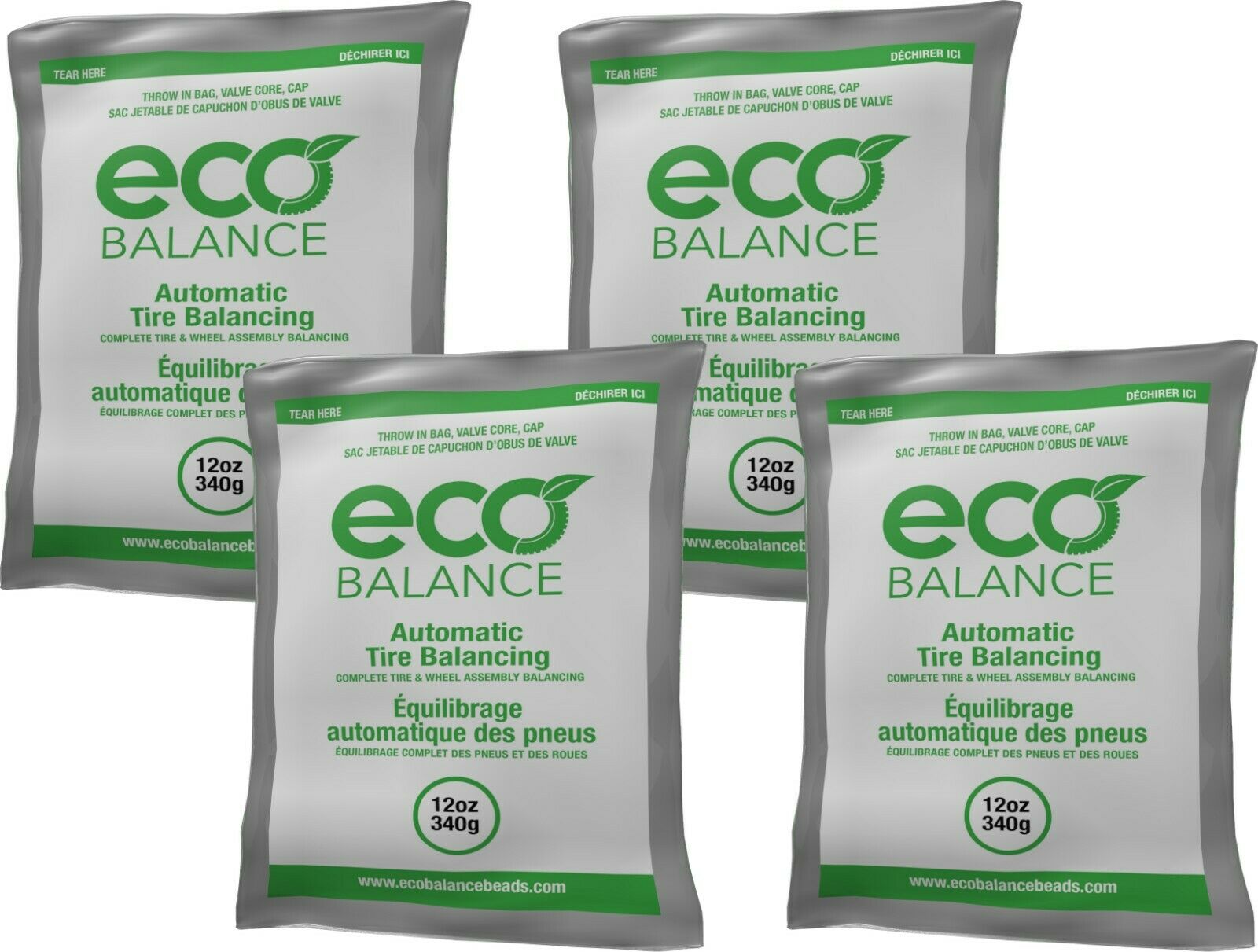 ECO Balance 12EB Tire Balancing Beads 12 oz (4 Bags)