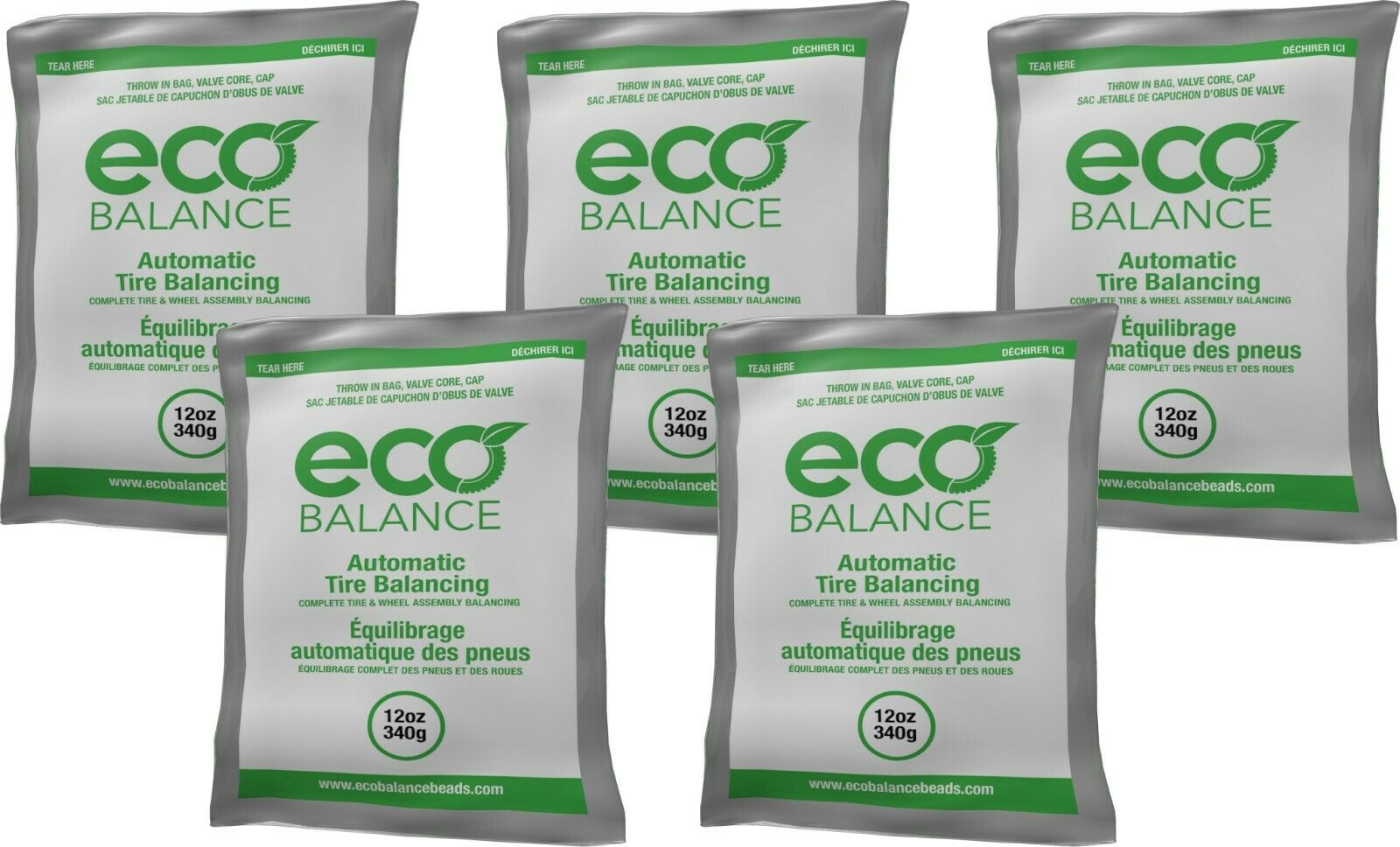 ECO Balance 12EB Tire Balancing Beads 12 oz (5 Bags)