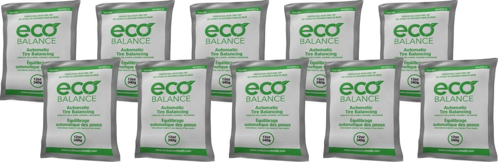 ECO Balance 12EB Tire Balancing Beads 12 oz (10 Bags)