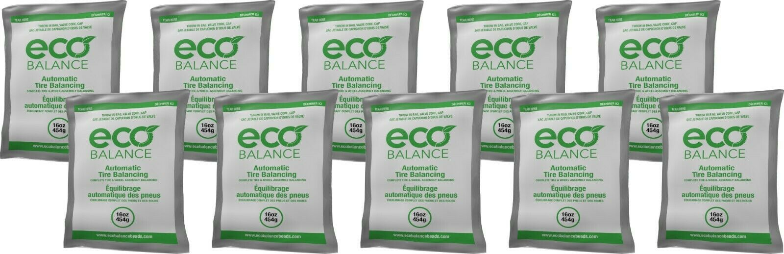 ECO Balance 16EB Tire Balancing Beads 16 oz (10 Bags)
