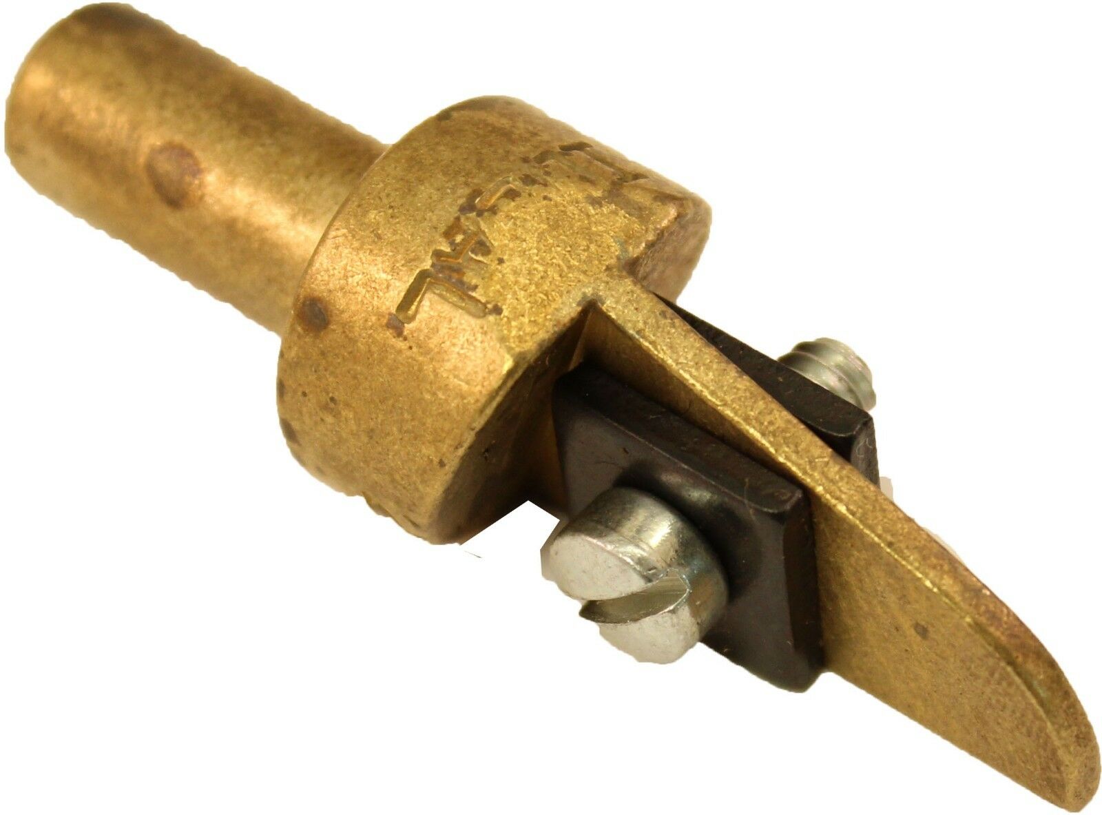 Ideal Tire Groover Regroover #2 3/32" Brass Head and 12 #2 3/32" Round Blades