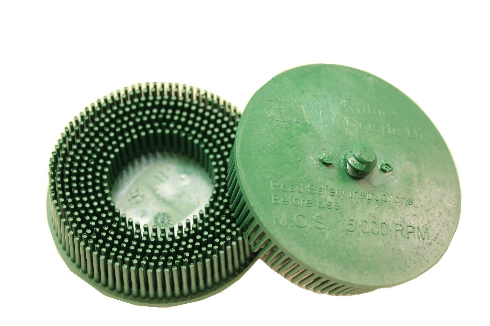3M 07526 3" 50 Grit Scotch-Brite Roloc Bristle Disc Pack of 2