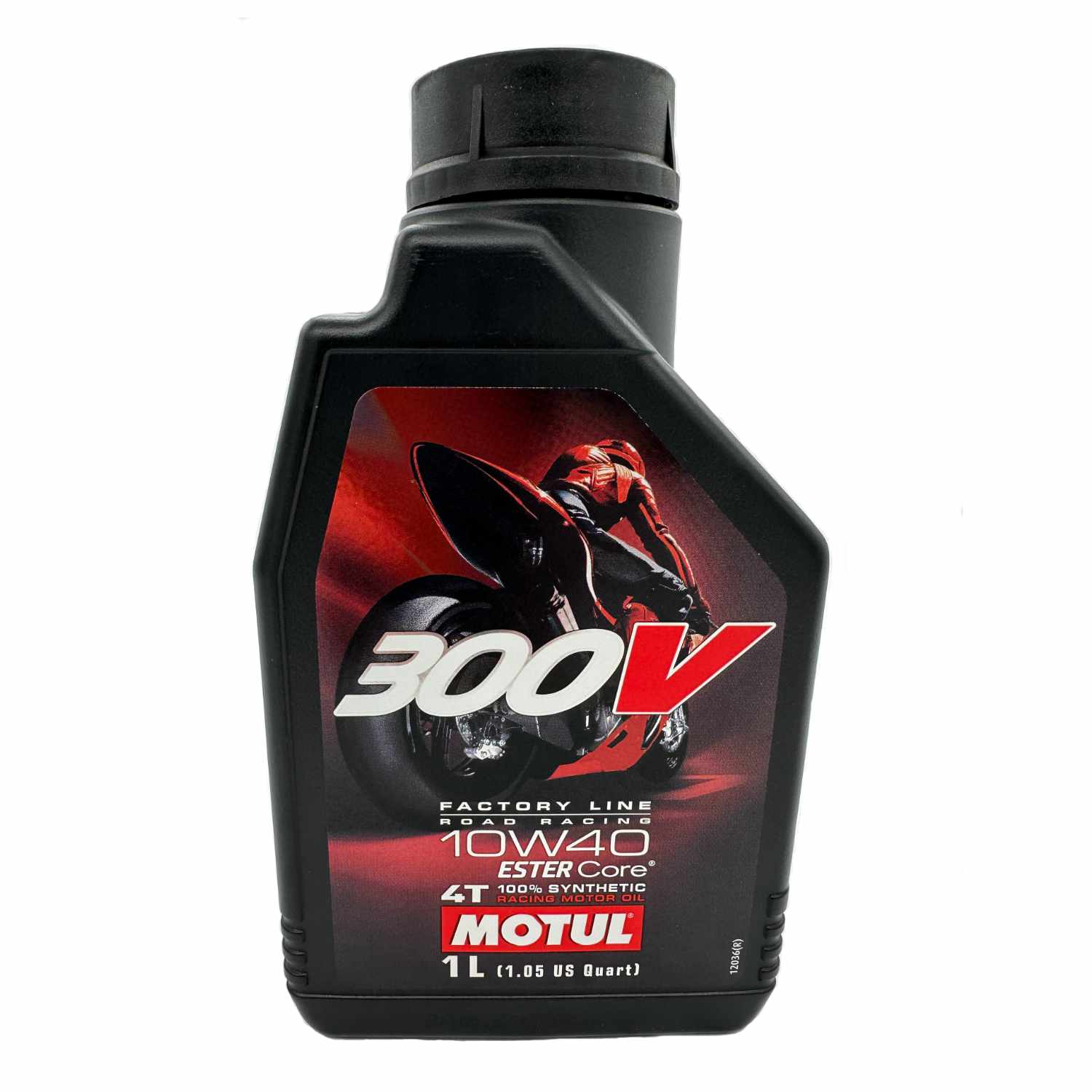 MOTUL 300V RACING 10W40 MOTORCYCLE OIL 1 LITER BOTTLE FULL SYNTHETIC 2 PACK