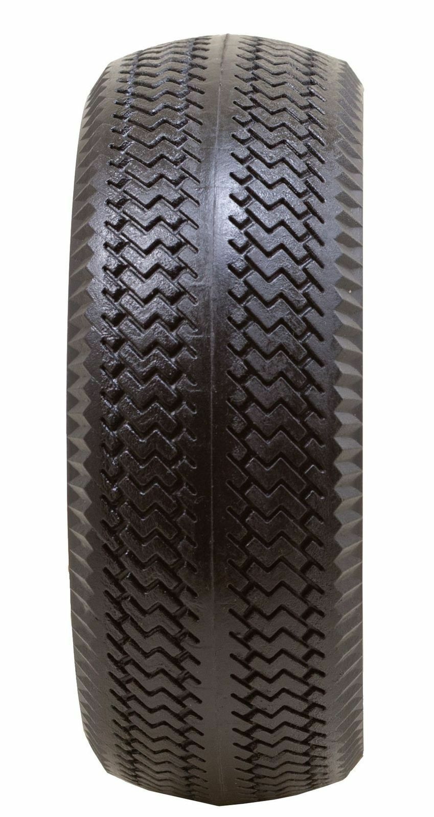 Marathon 00026P Flat Free Sawtooth All Purpose Utility Tire on Rim 2.80/2.50-4