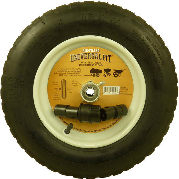 Marathon 20265 Pneumatic Air Universal Wheelbarrow Tire 4.80/4.00-8