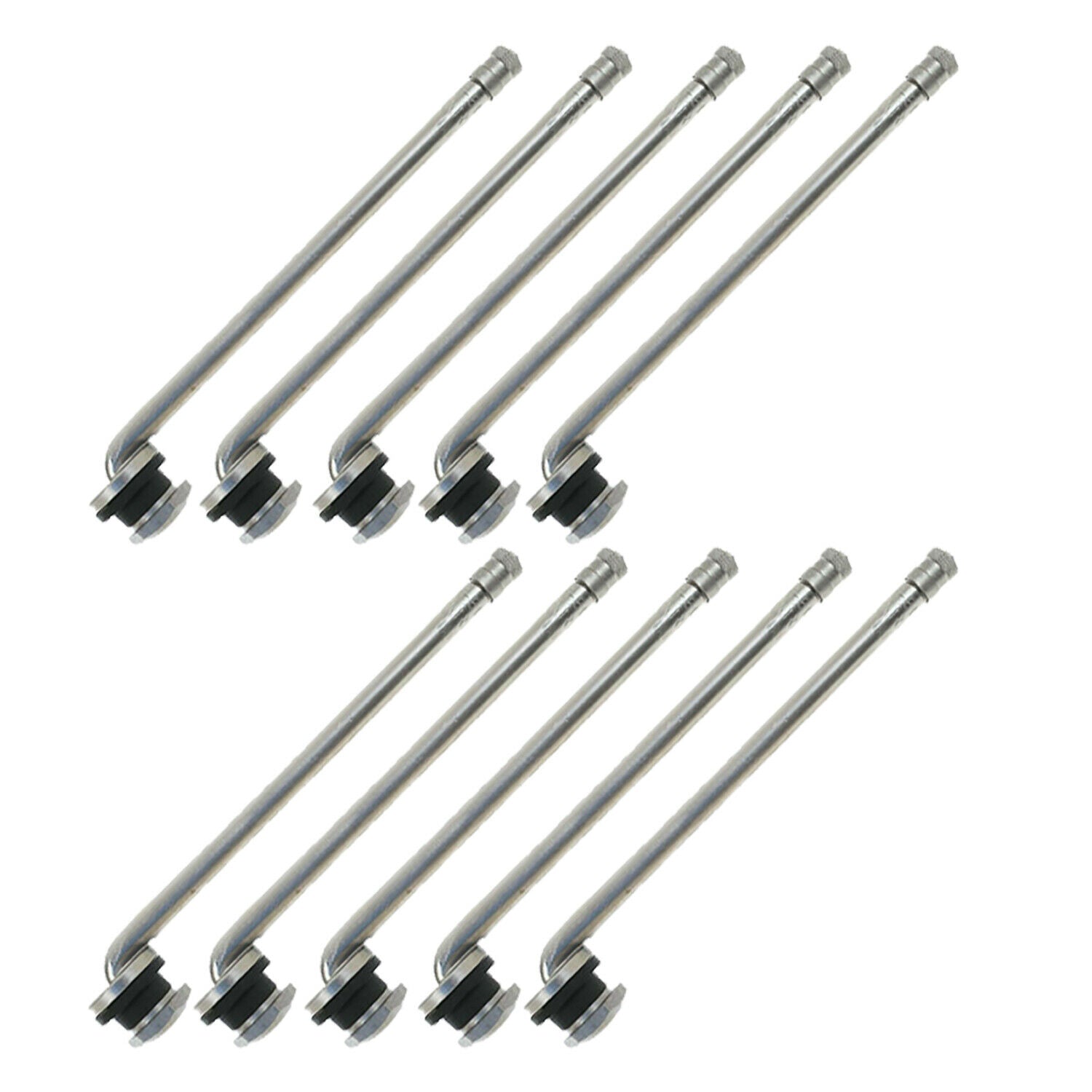 TR510 5-1/2" 90° Valve Stem for Drop-Center Aluminum Disc Wheel with .625 Valve Hole Pack of 10