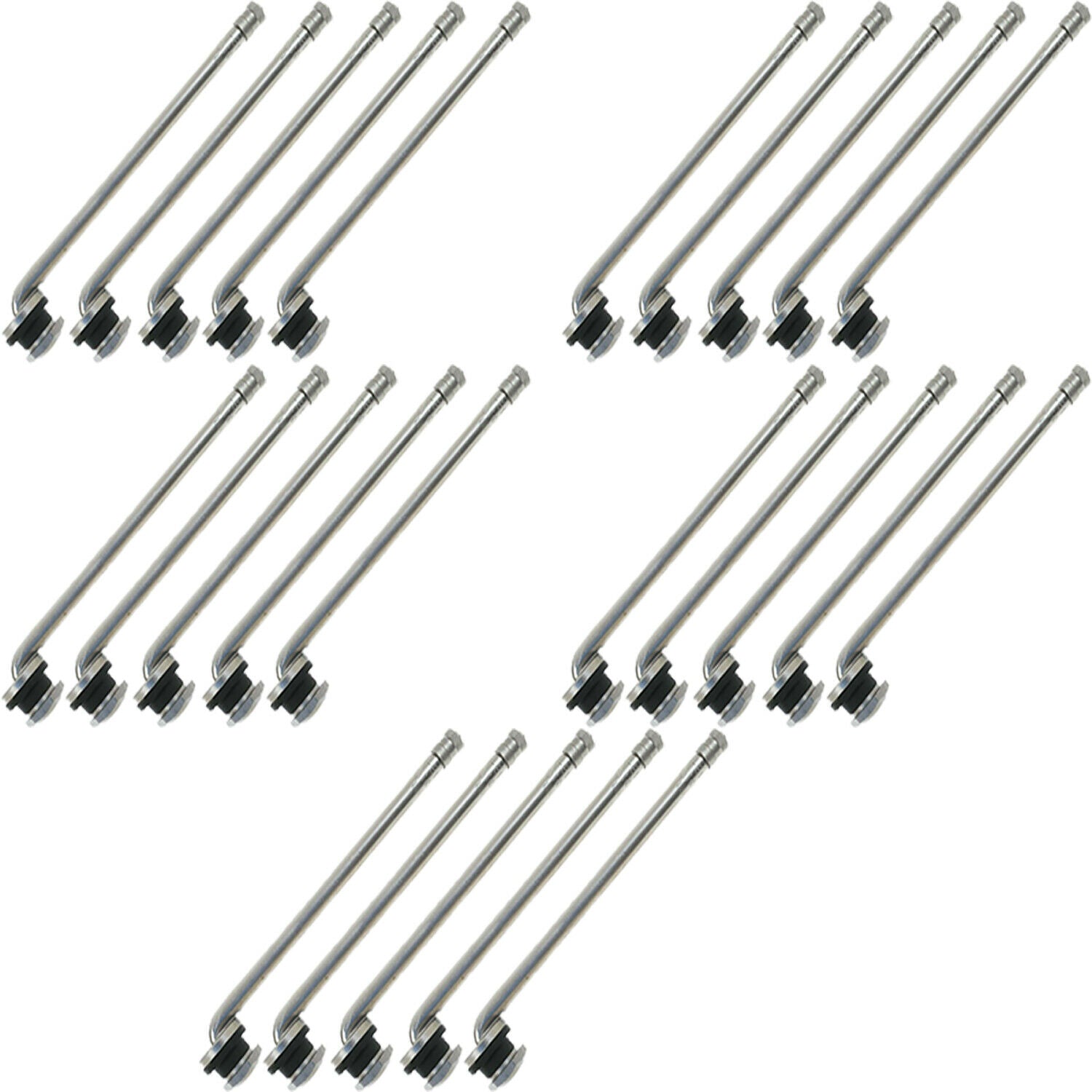 TR510 5-1/2" 90° Valve Stem for Drop-Center Aluminum Disc Wheel with .625 Valve Hole Pack of 25