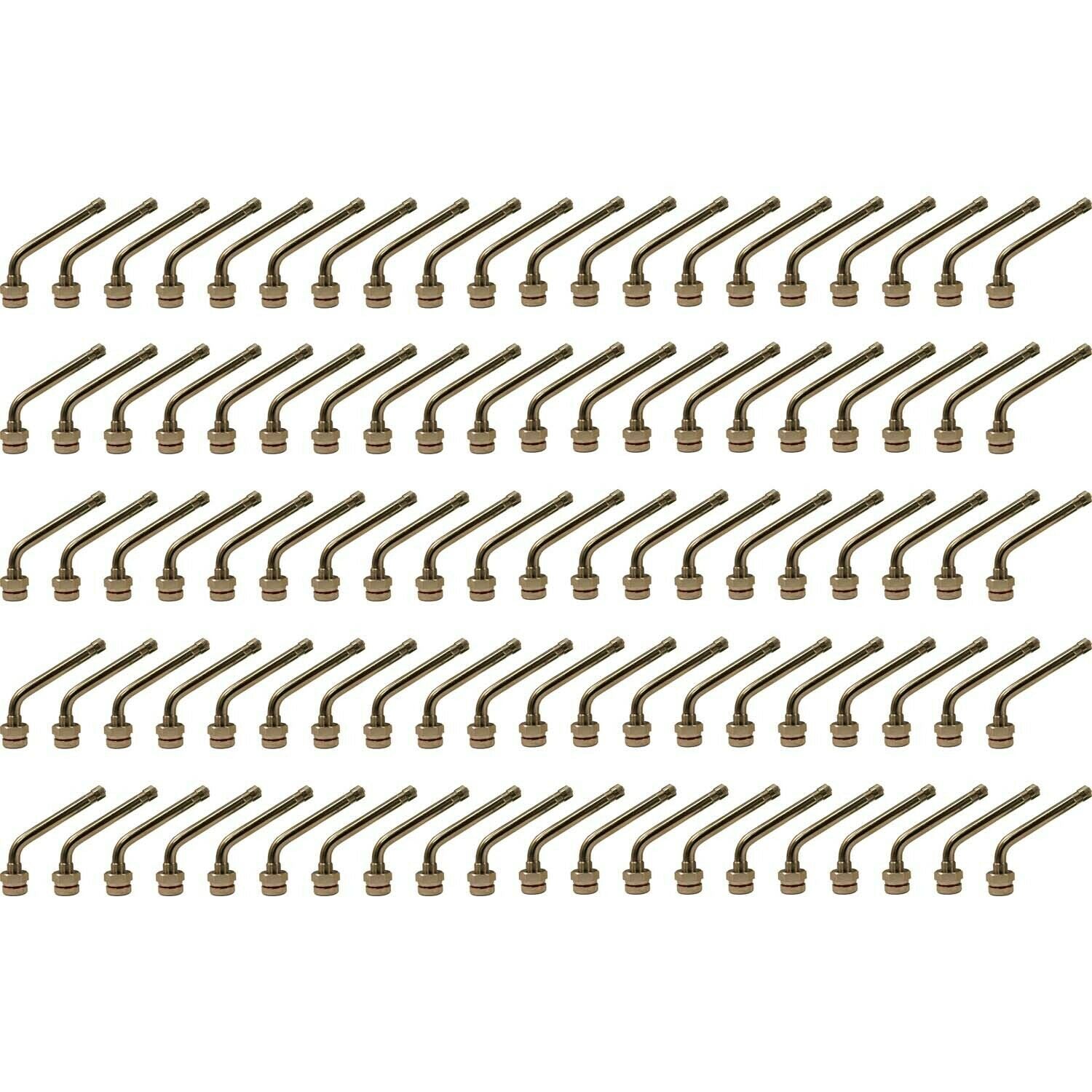 TR545D .98" x 2.6" 60° Bend Truck Valve Stem for Alcoa Aluminum Wheels Pack of 100