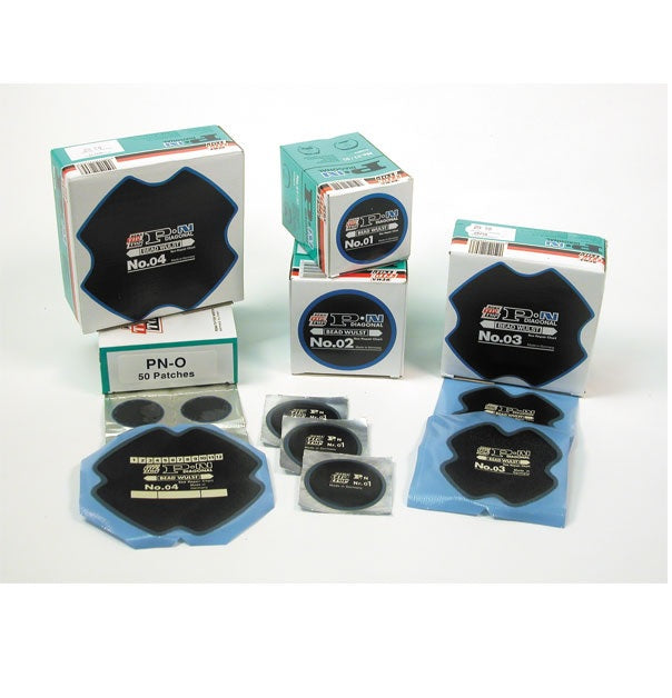 REMA TIP TOP PN-0 Round Bias Ply Tire Repair Patch 1-9/16" 1ply - Box of 50