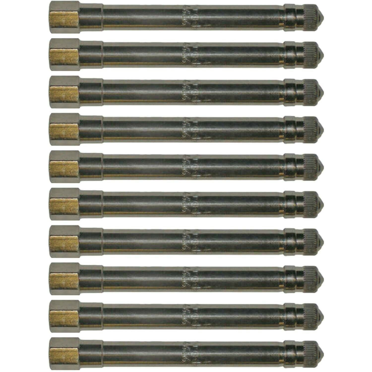 Haltec 4820 4-7/16" Metal Truck Valve Extension Pack of 10