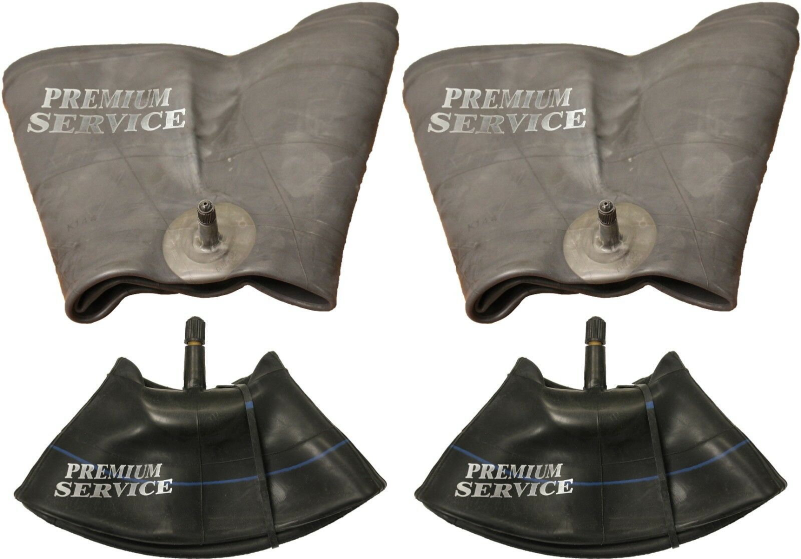 Premium Service Lawn Mower Tire Inner Tube Bundle 2 - 15x6.00-6 / 2 - 20x8.00-8