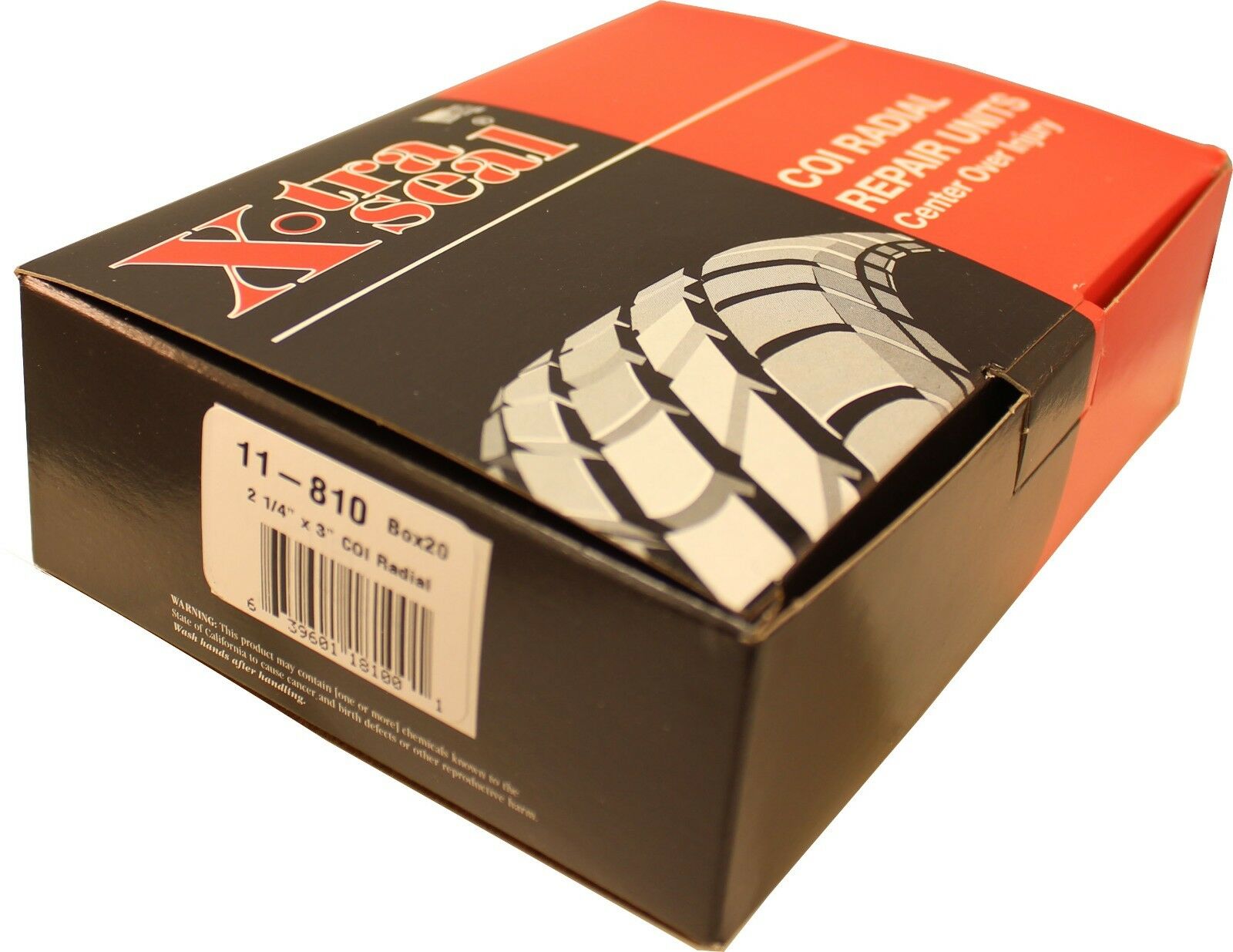 Xtra Seal 11-810 2-1/4" X 3" Radial Tire Patch COI Radial Tire Repair Box of 20