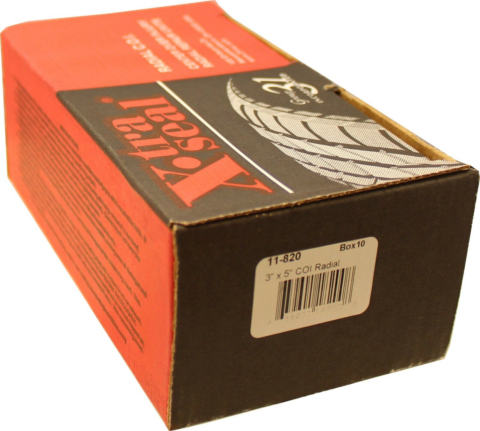 Xtra Seal 11-820 3"X5" Radial Tire Patch 2ply COI Radial Tire Repair Box of 10