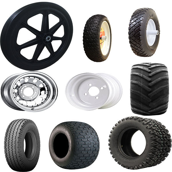 marathon tires flat-free plastic flex wheel with rubber tread Marathon 30041P Flat Free All Purpose Utility Tire on Plastic Rim 10x3